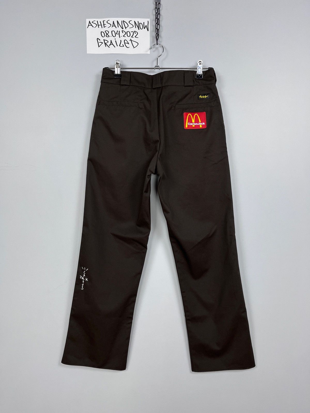 Streetwear × Travis Scott Cactus Jack x McDonalds Billions Served Work  Pants | Grailed