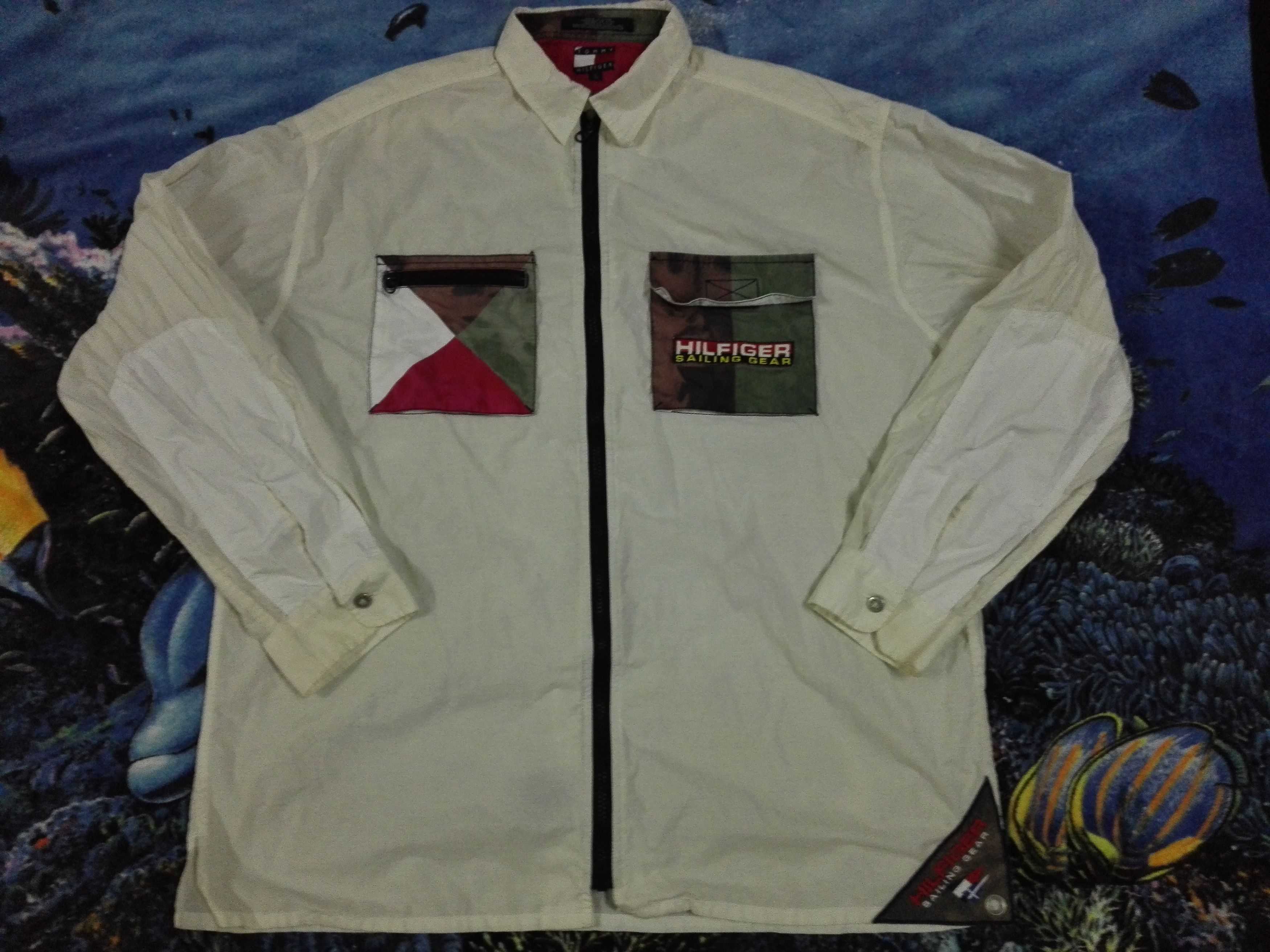 RARE VTG TOMMY HILFIGER SAILING GEAR 045/88 SHIRT