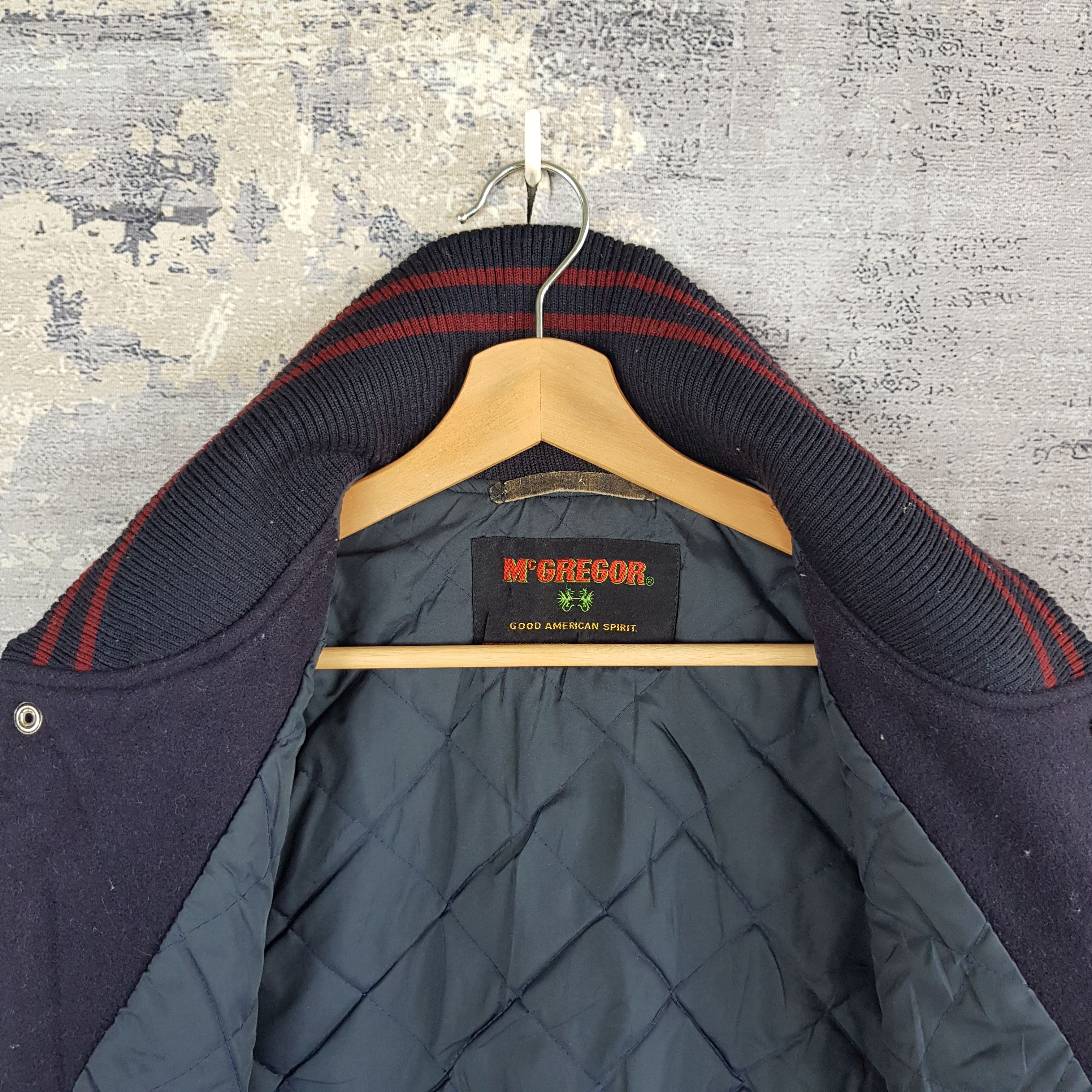 McGregor × Vintage Mc Gregor Varsity Jacket Leather McGregor Wool Jackets Size US L / EU 52-54 / 3 - 6 Thumbnail