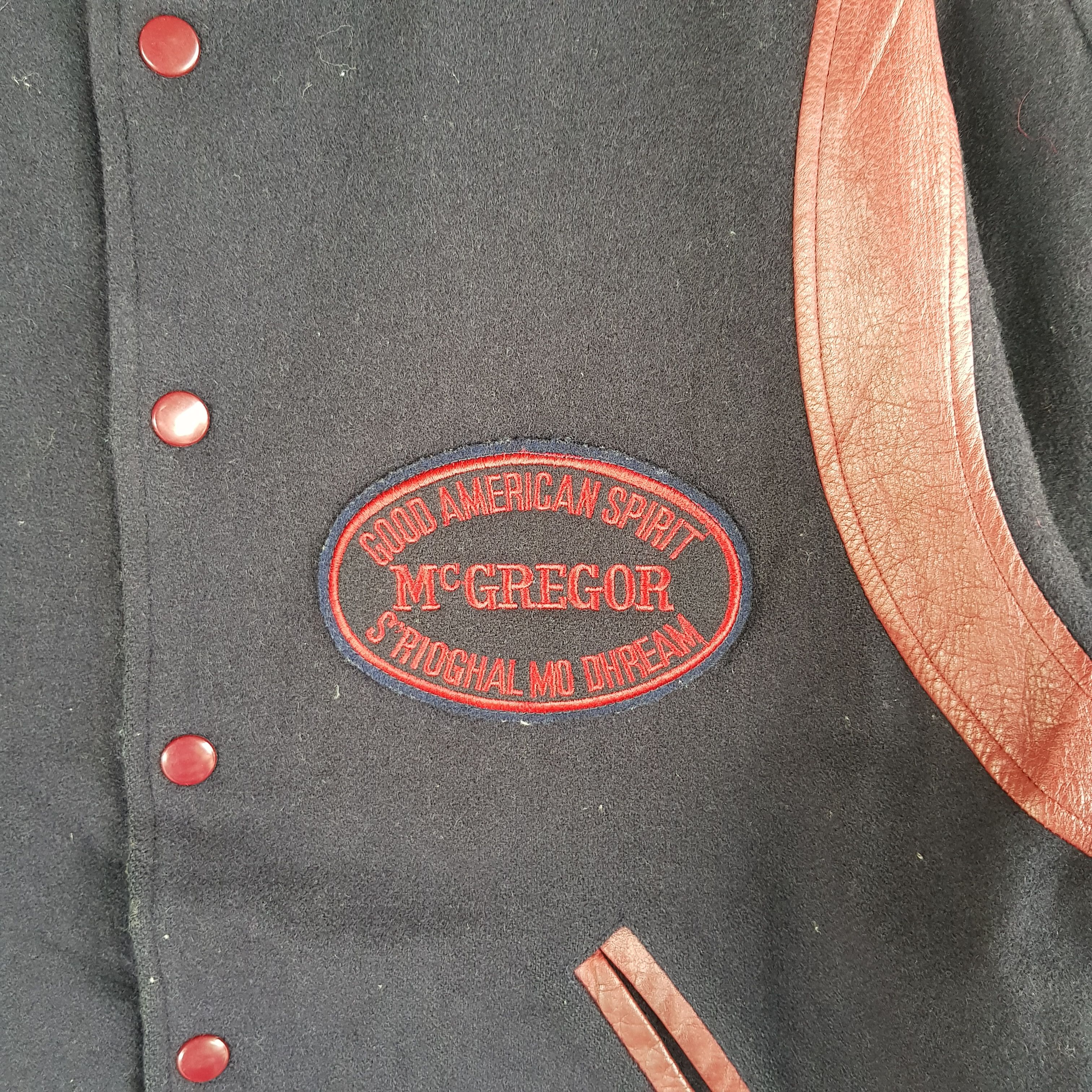 McGregor × Vintage Mc Gregor Varsity Jacket Leather McGregor Wool Jackets Size US L / EU 52-54 / 3 - 4 Thumbnail