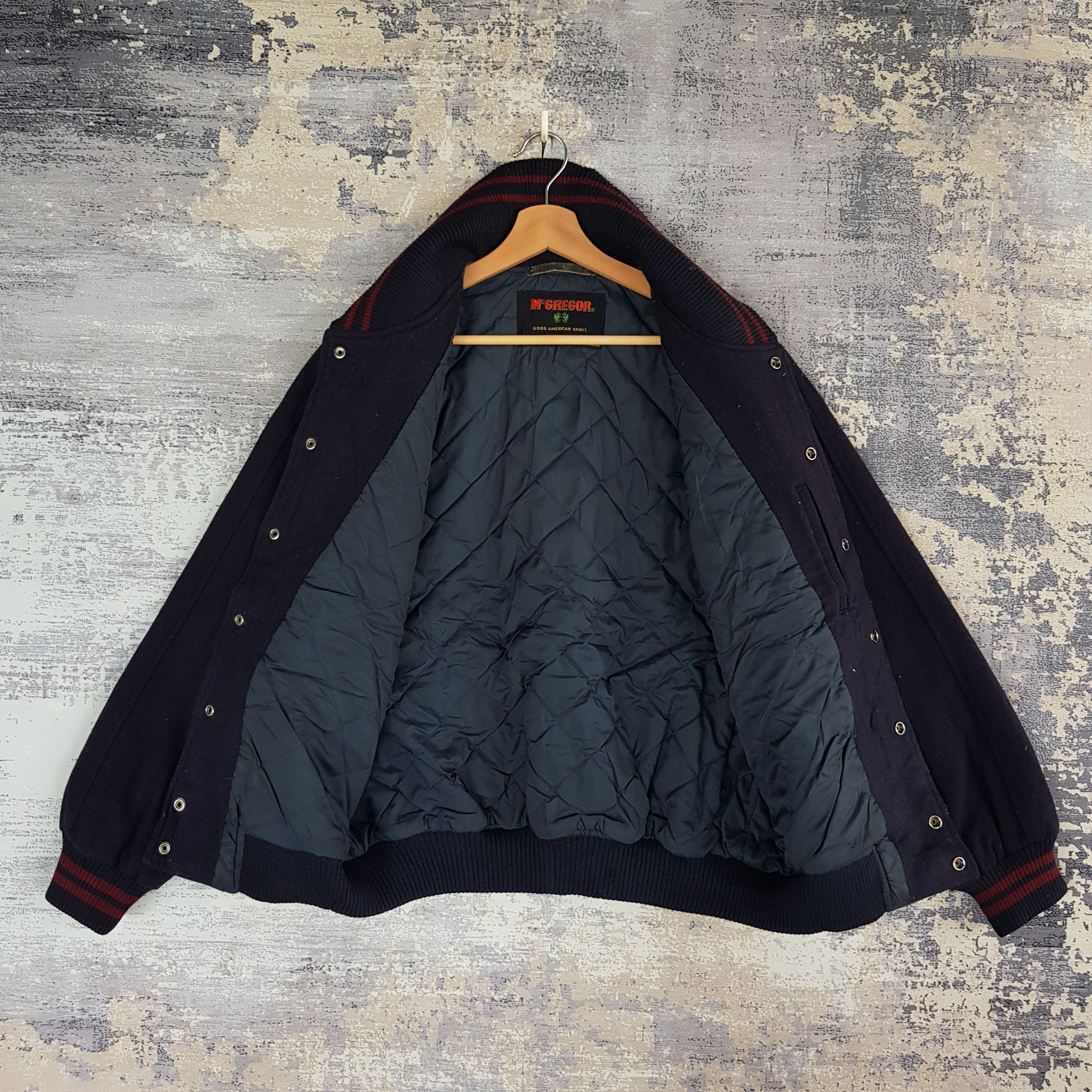 McGregor × Vintage Mc Gregor Varsity Jacket Leather McGregor Wool Jackets Size US L / EU 52-54 / 3 - 5 Thumbnail