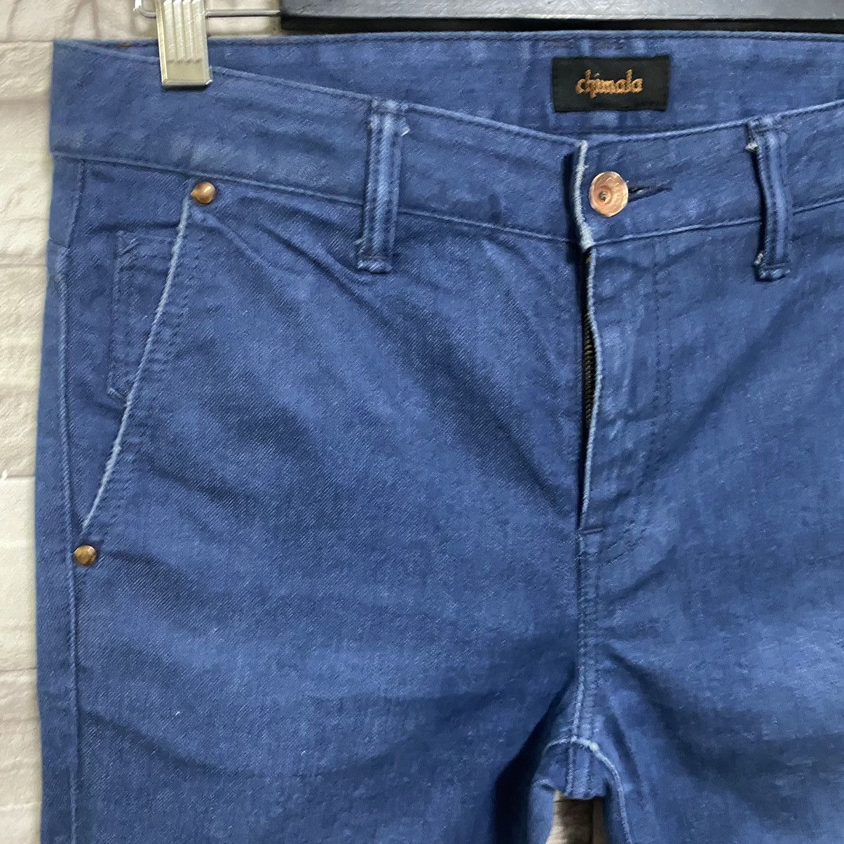 Chimala Chimalayan Chimala Skinny Denim Jeans Cropped Size 31" - 6 Thumbnail