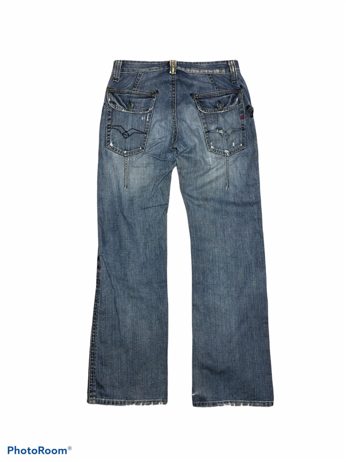 Replay × Vintage REPLAY BAKERPANTS DENIM Size US 31 - 3 Thumbnail