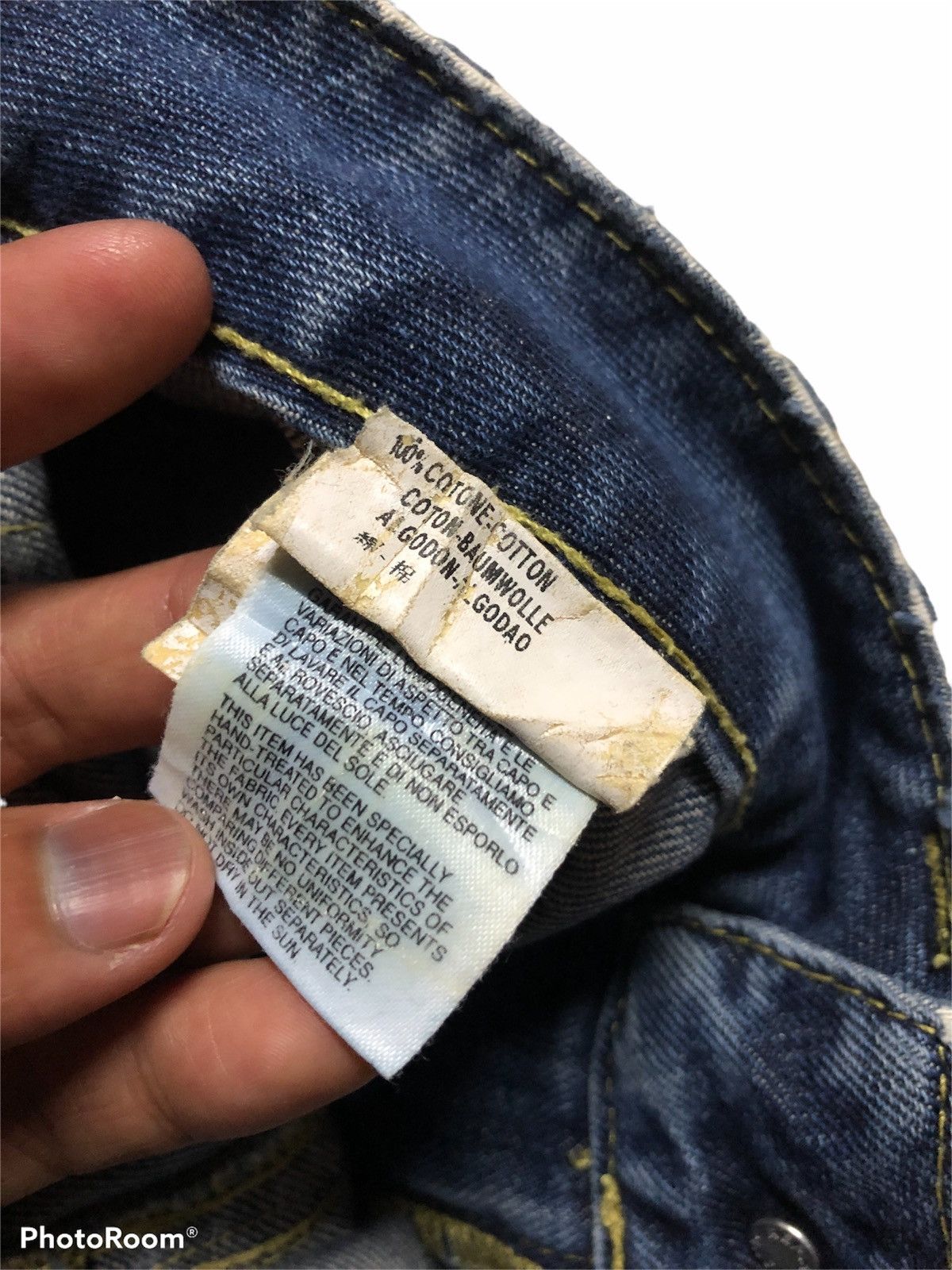 Replay × Vintage REPLAY BAKERPANTS DENIM Size US 31 - 5 Thumbnail