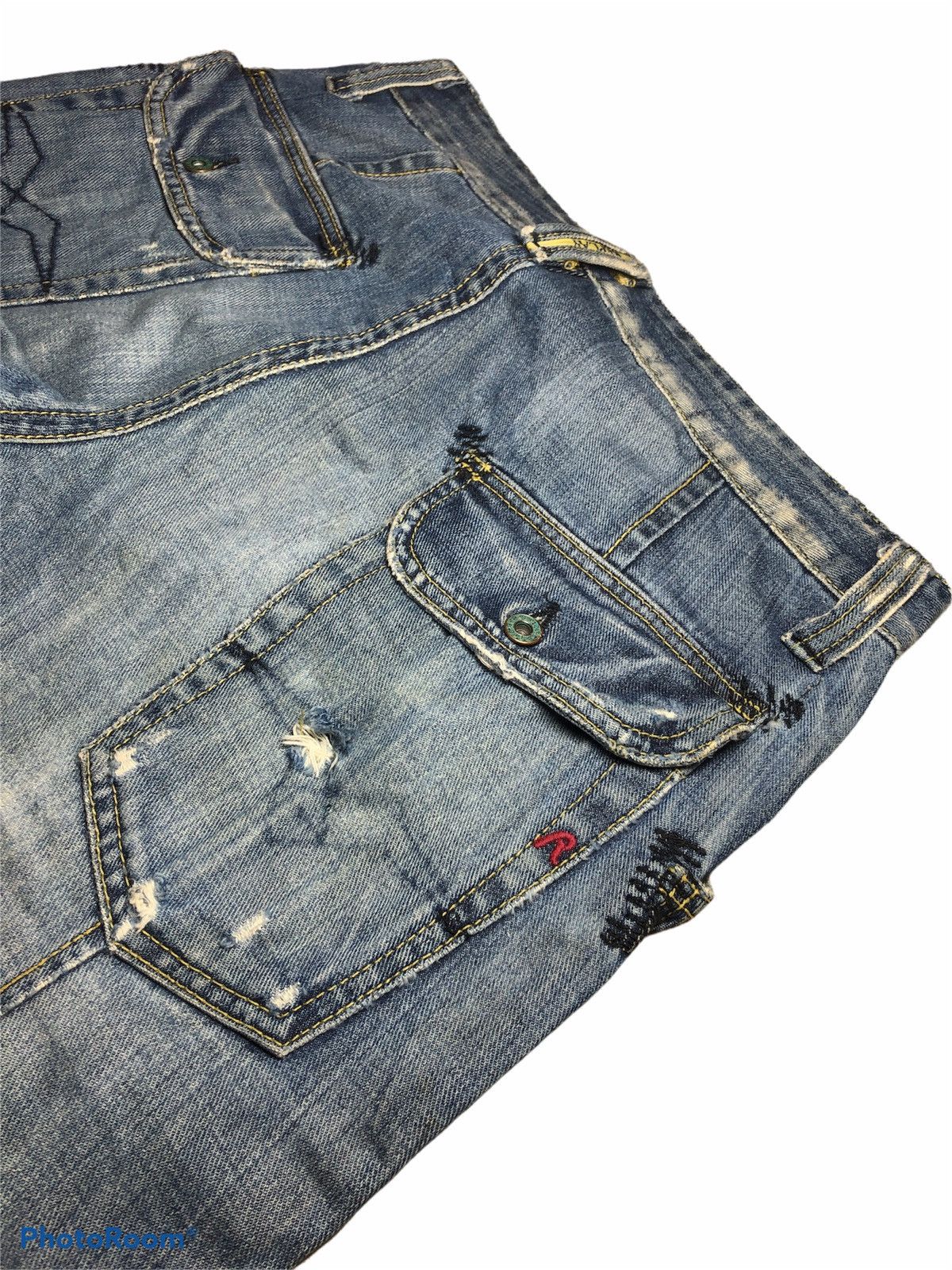 Replay × Vintage REPLAY BAKERPANTS DENIM Size US 31 - 8 Thumbnail