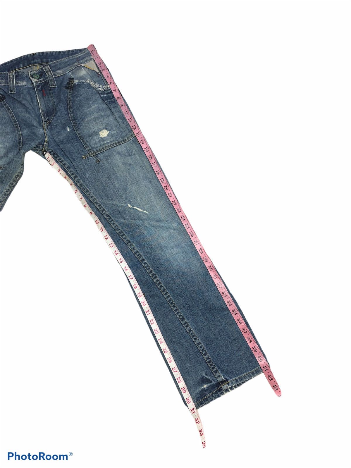 Replay × Vintage REPLAY BAKERPANTS DENIM Size US 31 - 10 Thumbnail