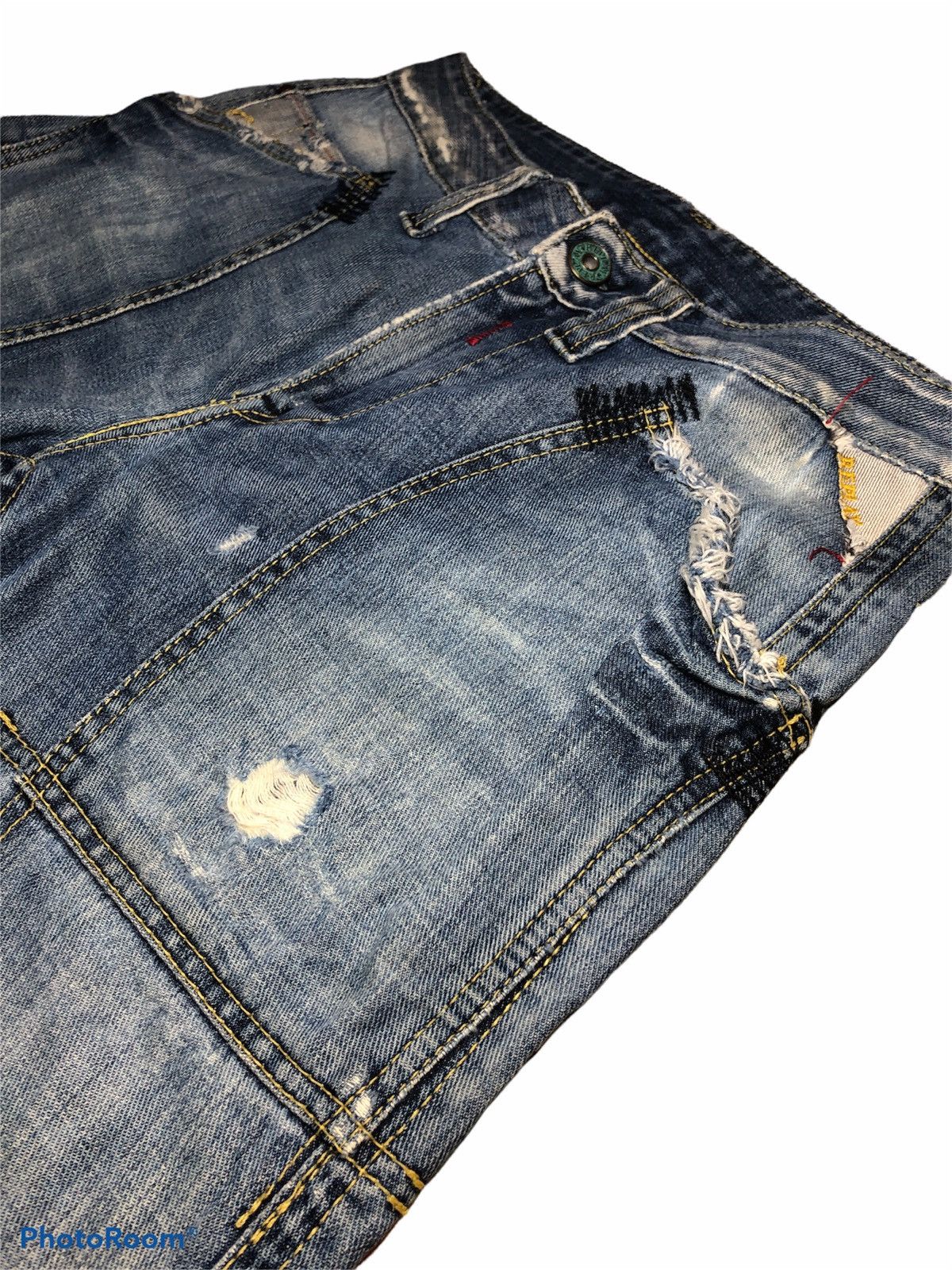Replay × Vintage REPLAY BAKERPANTS DENIM Size US 31 - 7 Thumbnail