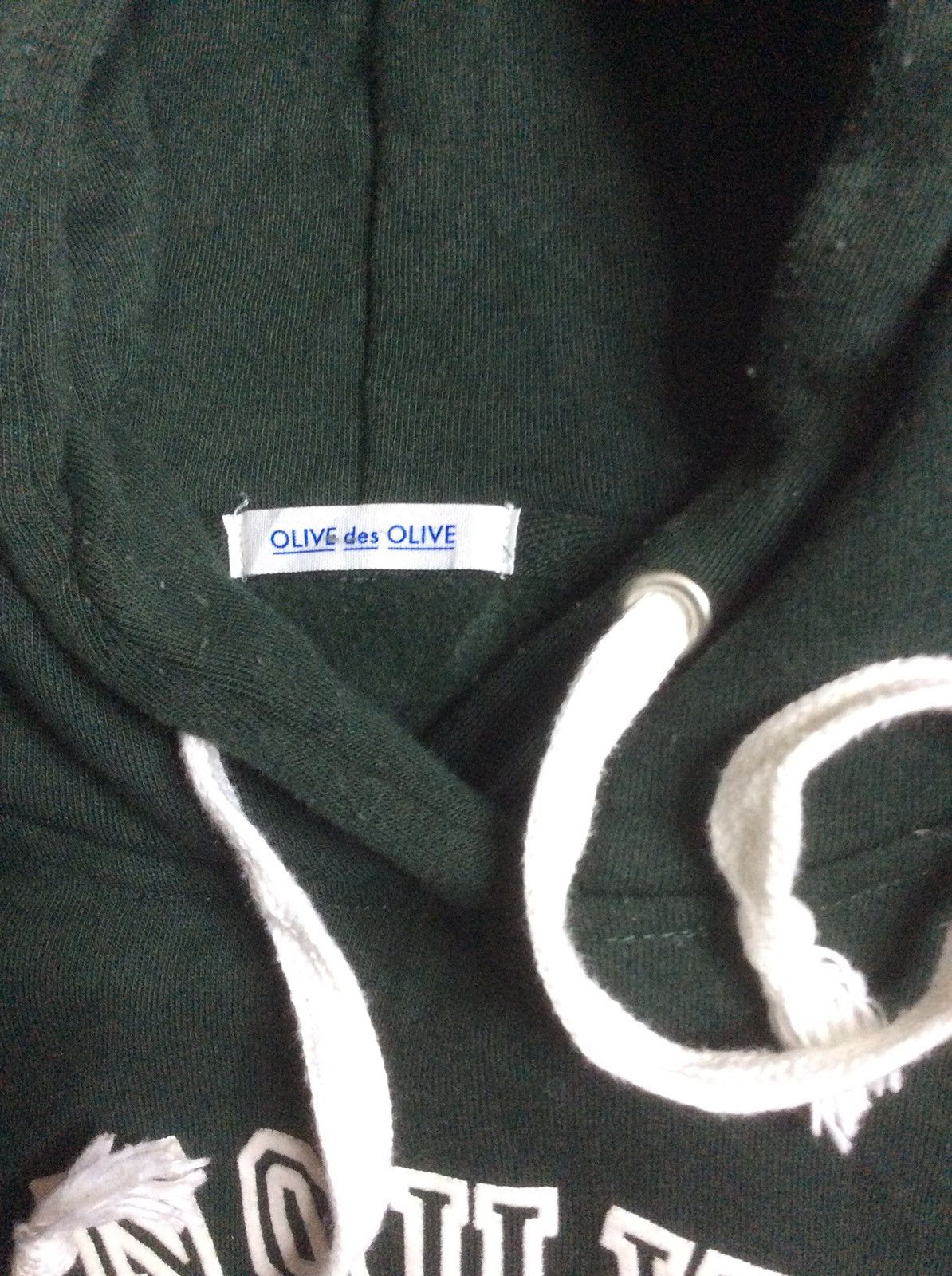 Japanese Brand × Vintage VINTAGE OLIVE des OLIVE JAPANESE HOODIE NICE DESIGN Size US XL / EU 56 / 4 - 4 Thumbnail
