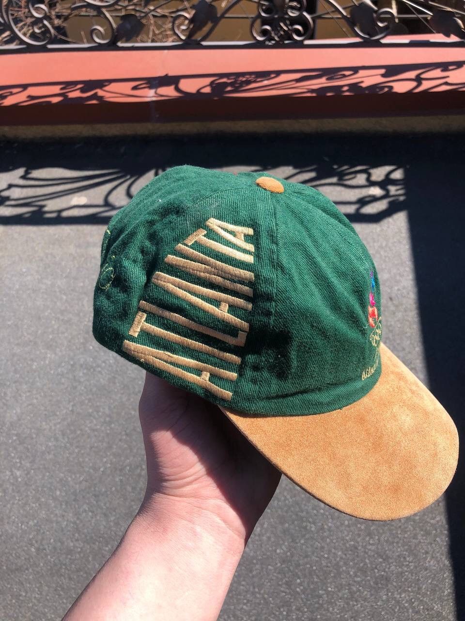 Vintage Olympic Games Atlanta 1996 Cap Hat Green vintage Size ONE SIZE - 4 Thumbnail