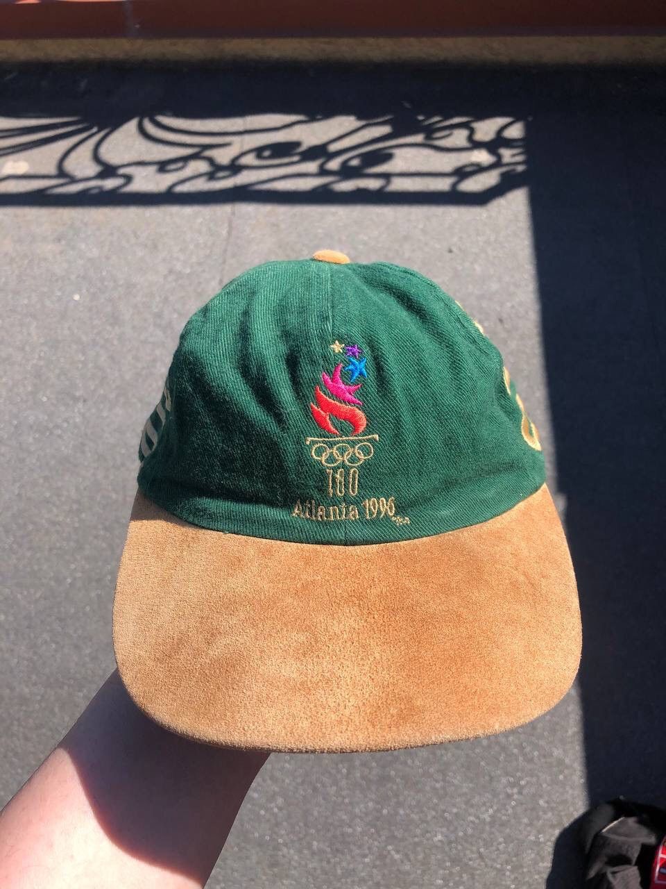 Vintage Olympic Games Atlanta 1996 Cap Hat Green vintage Size ONE SIZE - 1 Thumbnail