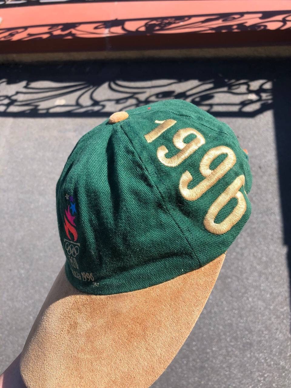 Vintage Olympic Games Atlanta 1996 Cap Hat Green vintage Size ONE SIZE - 3 Thumbnail