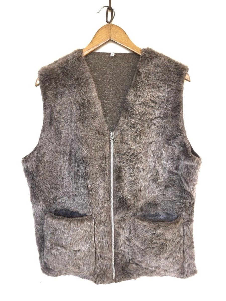Vintage 💥Vintage Mink Fur Vest Jacket Size US M / EU 48-50 / 2 - 1 Thumbnail
