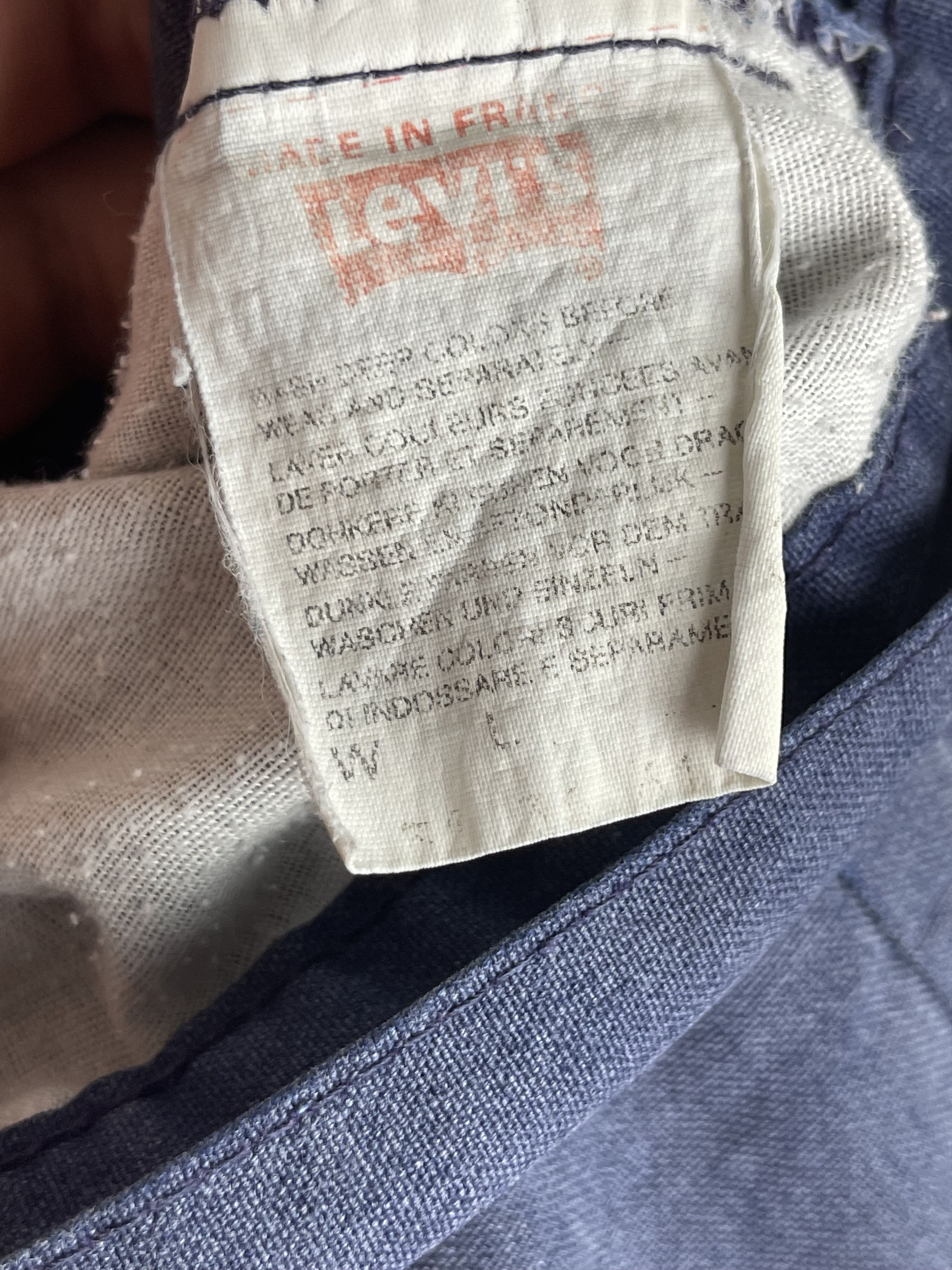 Levi's Levi’s vintage 80s made in France blue casual pants Size US 30 / EU 46 - 8 Thumbnail