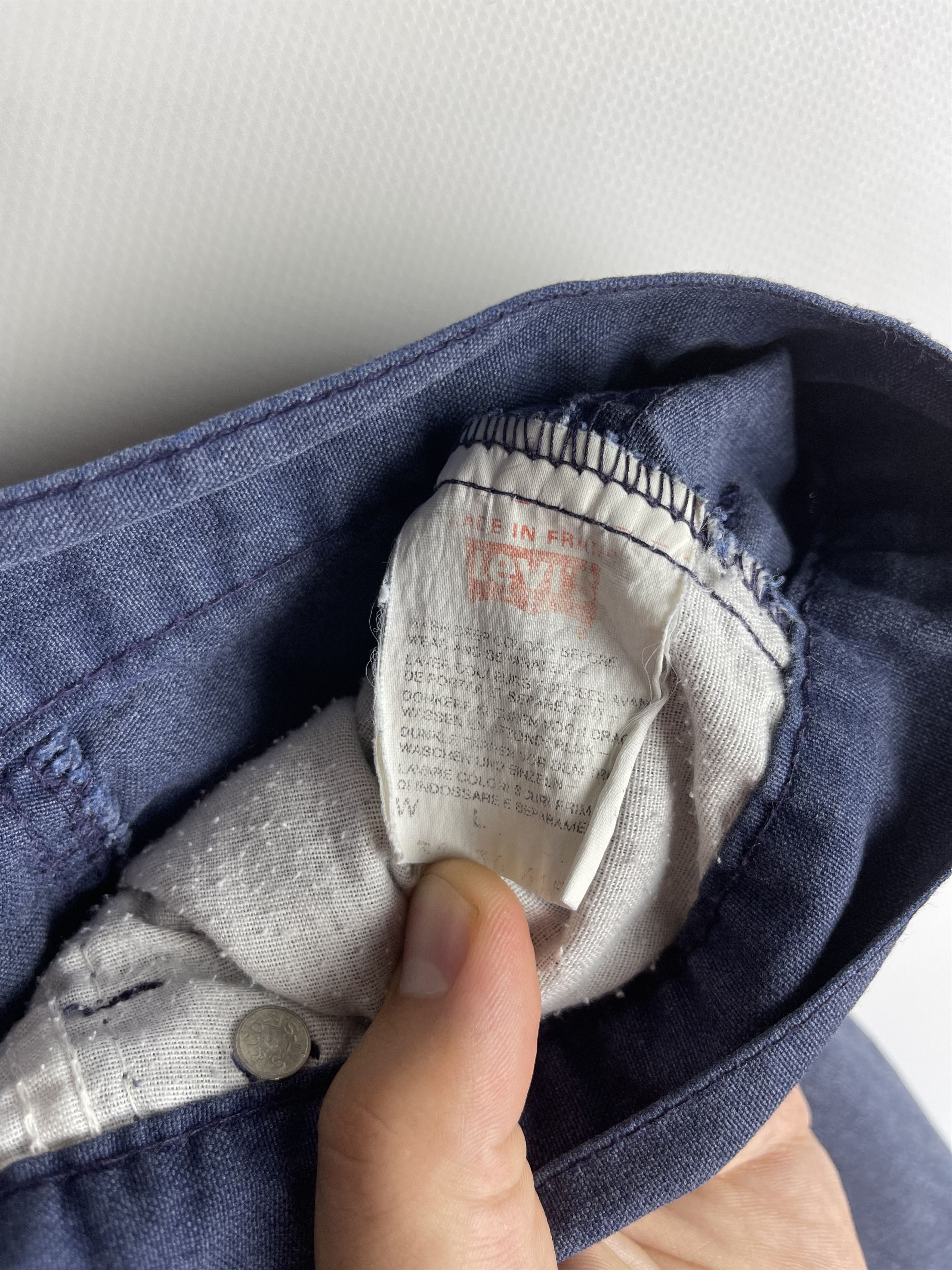 Levi's Levi’s vintage 80s made in France blue casual pants Size US 30 / EU 46 - 7 Thumbnail