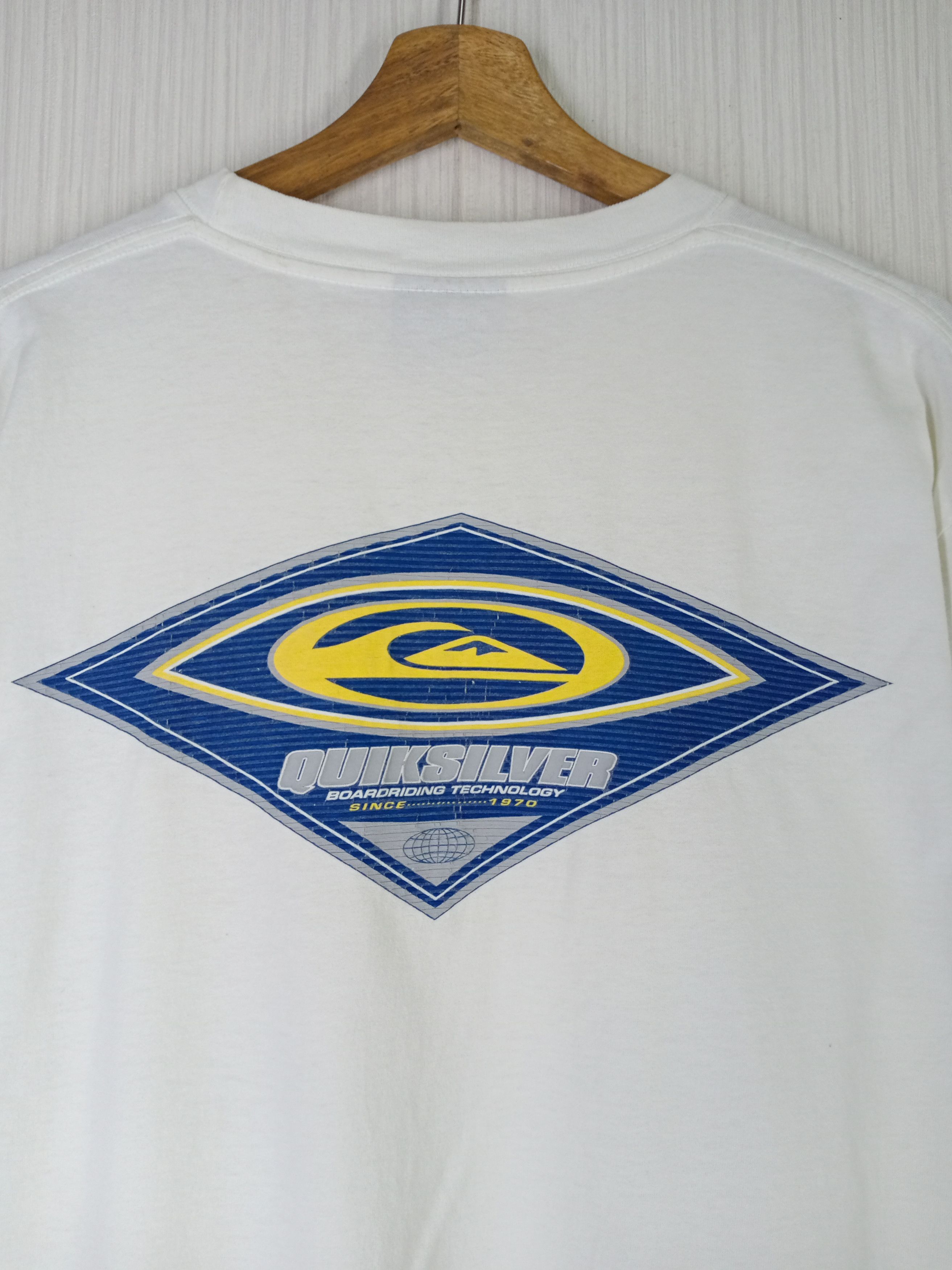 Quiksilver Vintage Quiksilver Surfing Big Logo Tshirt Size US M / EU 48-50 / 2 - 4 Thumbnail