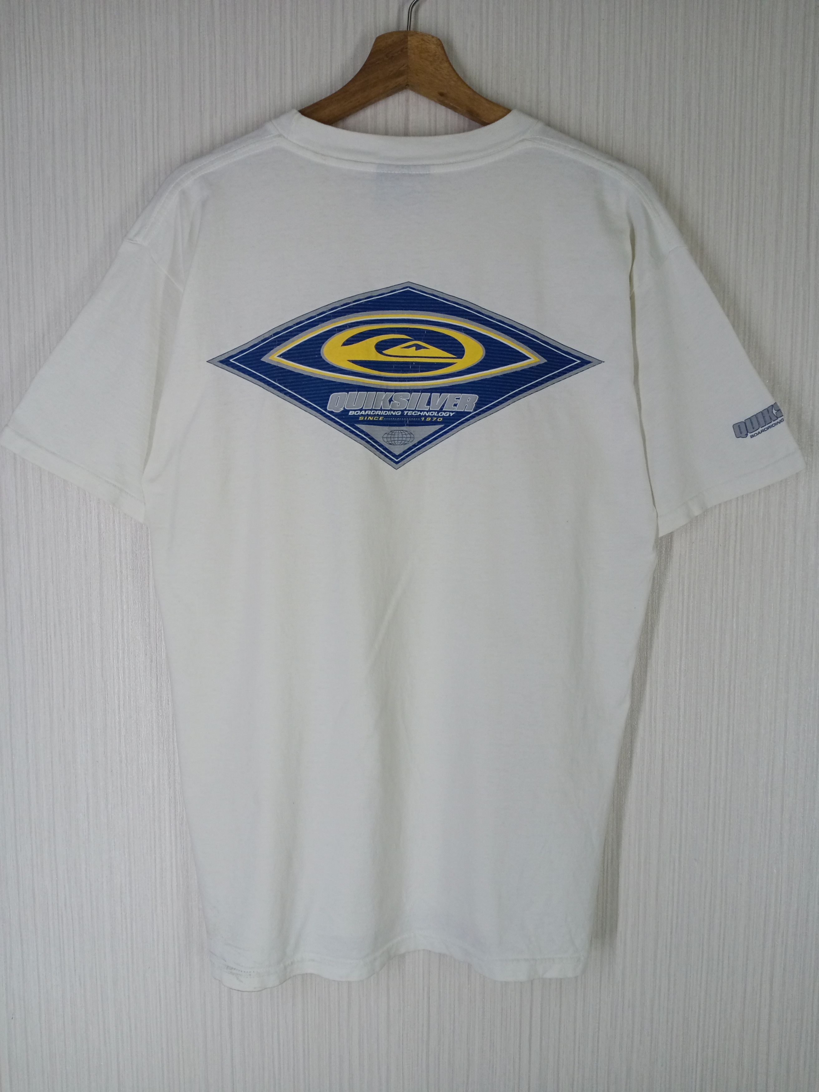 Quiksilver Vintage Quiksilver Surfing Big Logo Tshirt Size US M / EU 48-50 / 2 - 1 Thumbnail