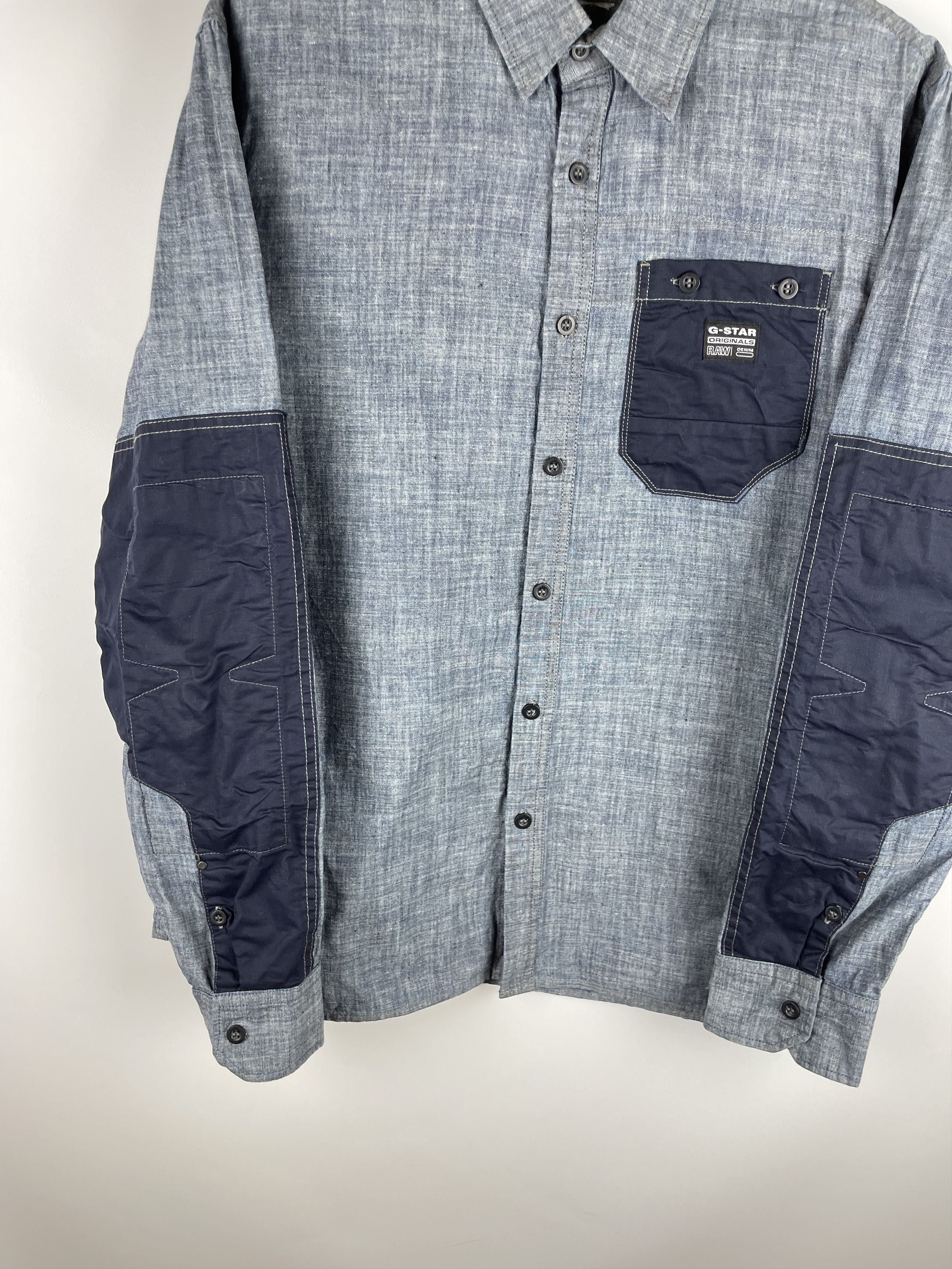 G-Star G-Star Raw Jet work shirt long sleeve overshirt jacket Size US L / EU 52-54 / 3 - 3 Thumbnail
