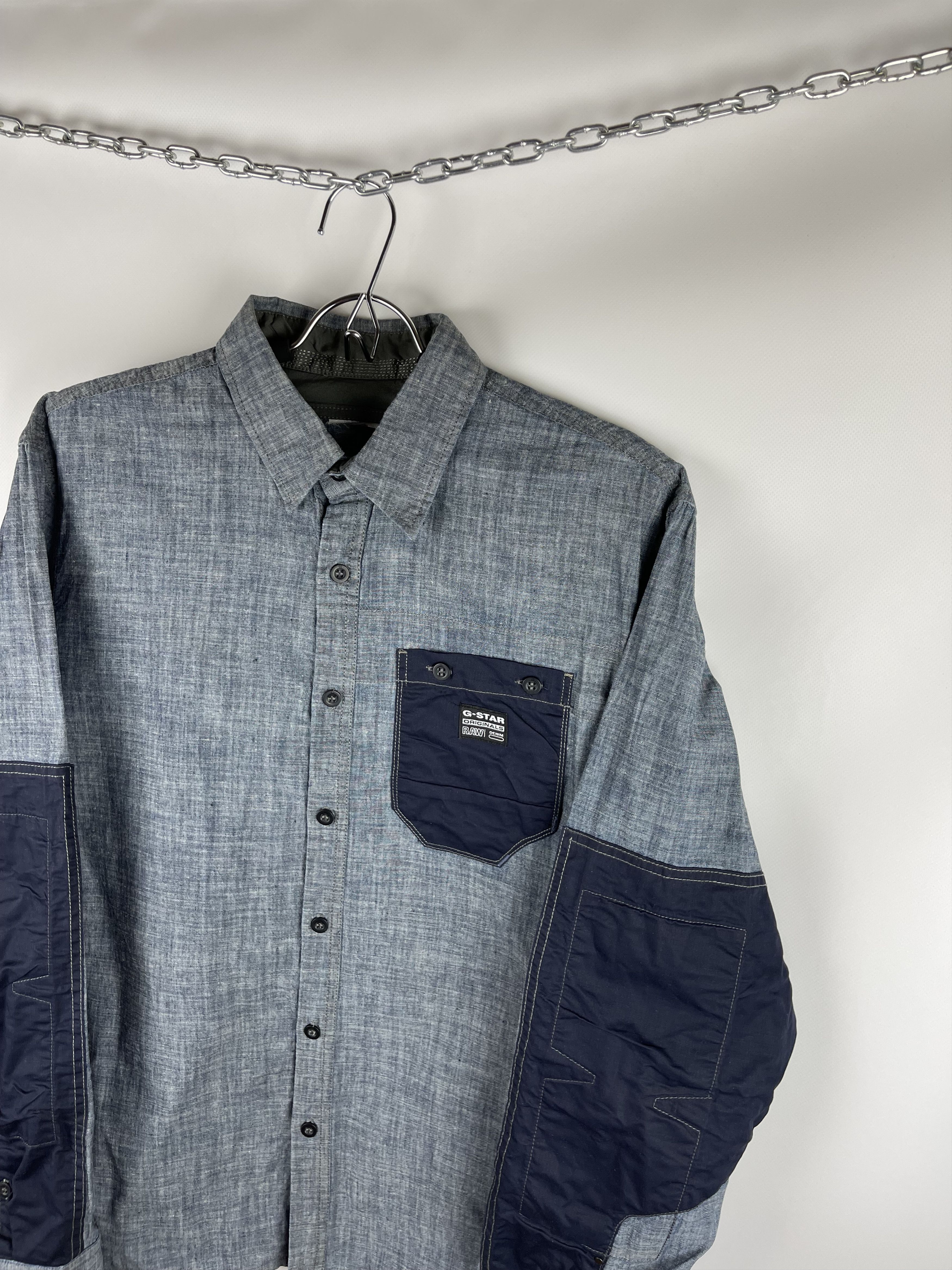 G-Star G-Star Raw Jet work shirt long sleeve overshirt jacket Size US L / EU 52-54 / 3 - 4 Thumbnail