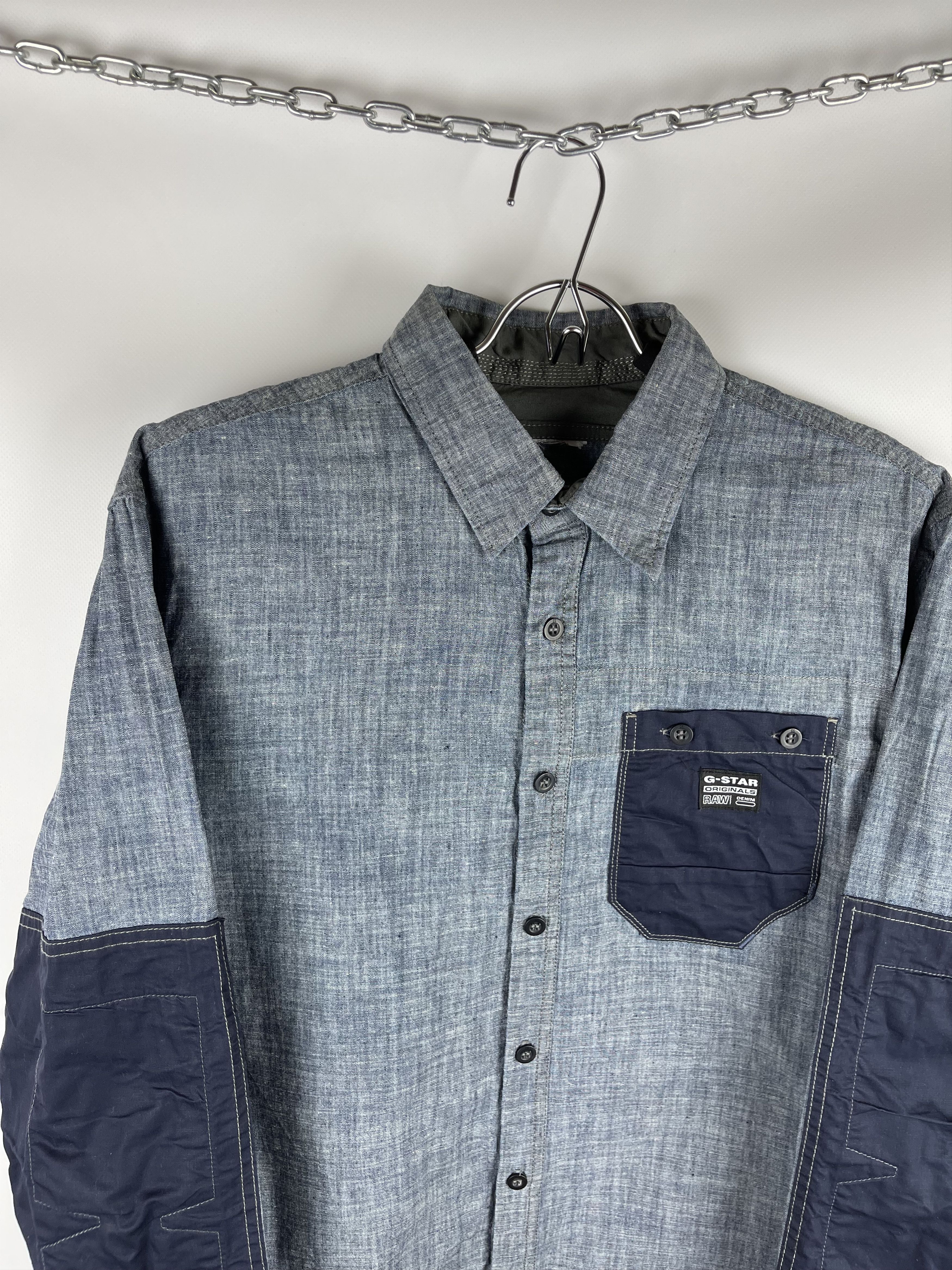 G-Star G-Star Raw Jet work shirt long sleeve overshirt jacket Size US L / EU 52-54 / 3 - 2 Thumbnail