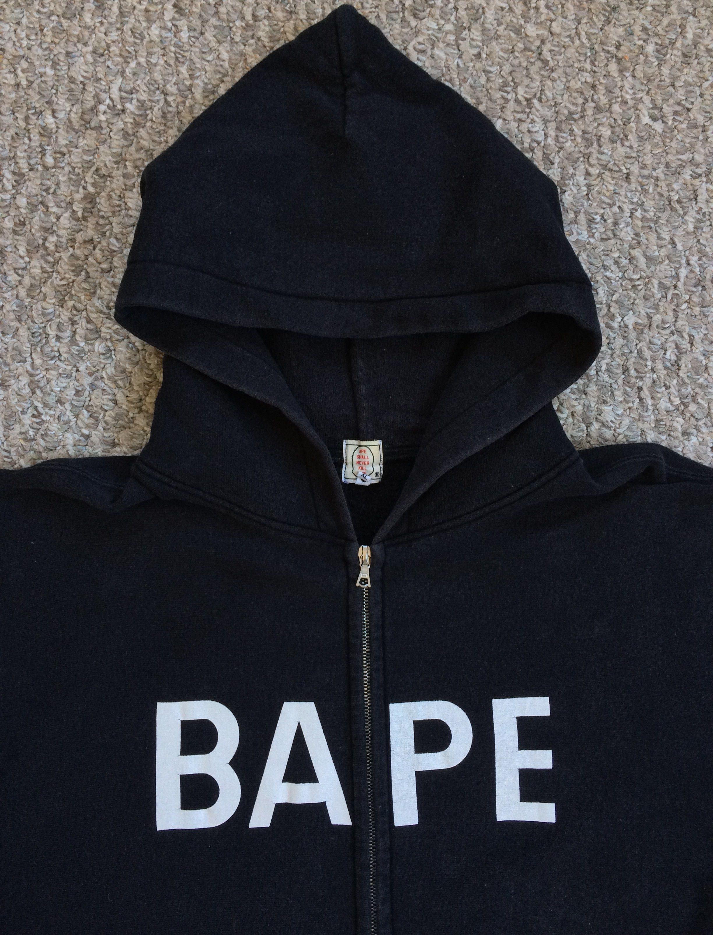 Bape OG BAPE Spellout Zip Hoodie Size US XL / EU 56 / 4 - 2 Thumbnail