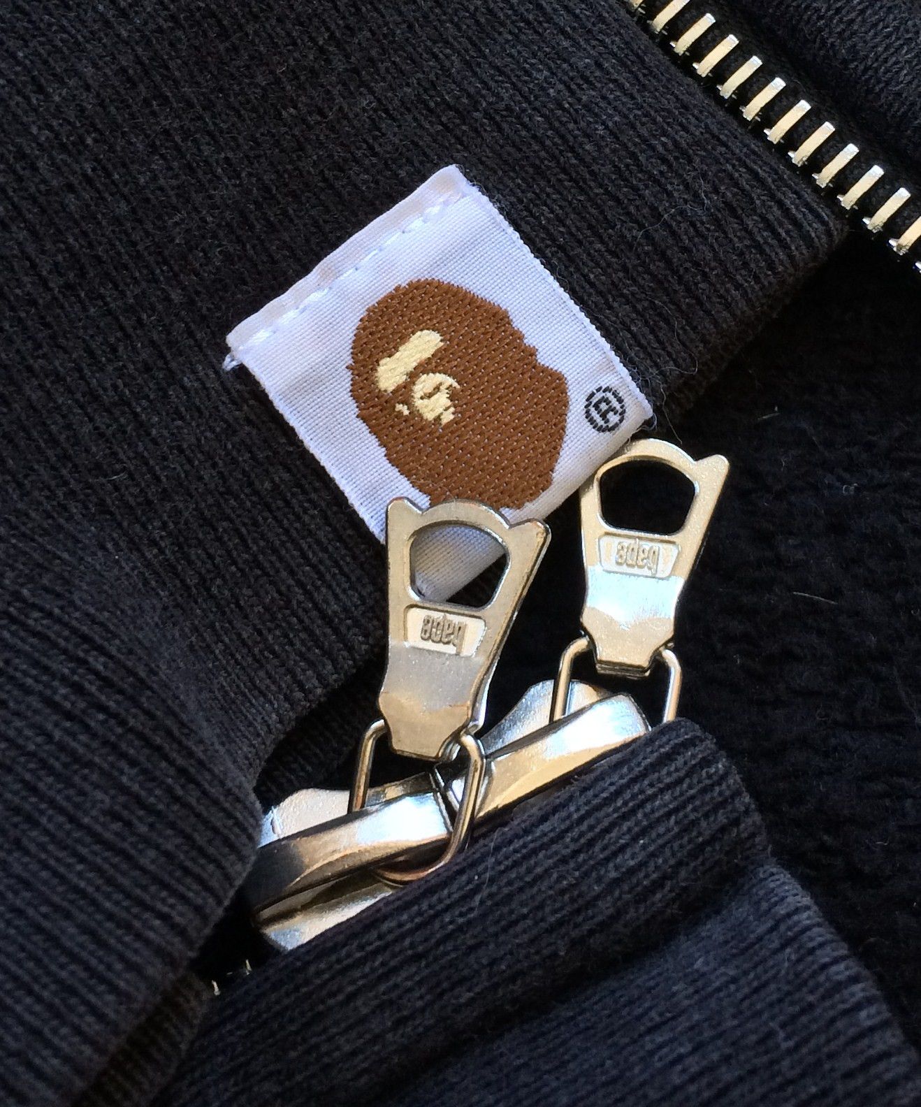 Bape OG BAPE Spellout Zip Hoodie Size US XL / EU 56 / 4 - 8 Thumbnail