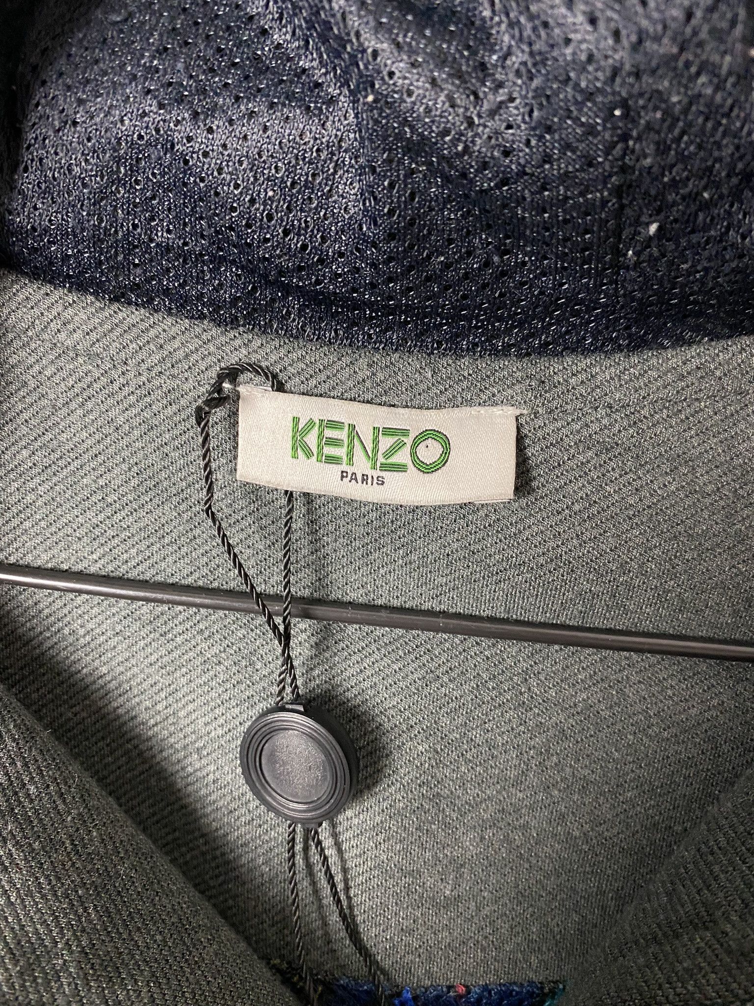 Kenzo Kenzo Paris embroidered wave zip-up hoodie Size US M / EU 48-50 / 2 - 3 Thumbnail