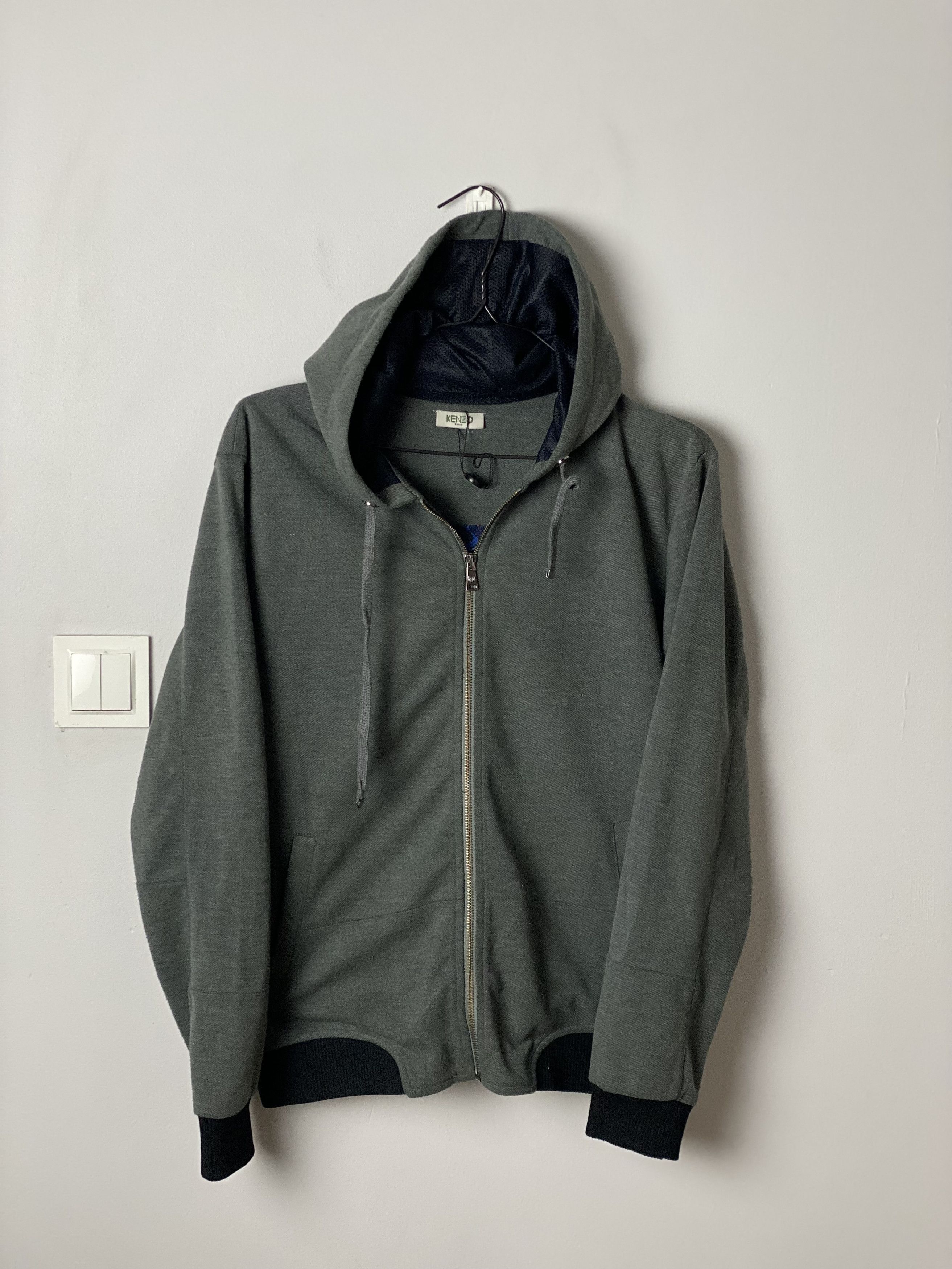 Kenzo Kenzo Paris embroidered wave zip-up hoodie Size US M / EU 48-50 / 2 - 2 Thumbnail