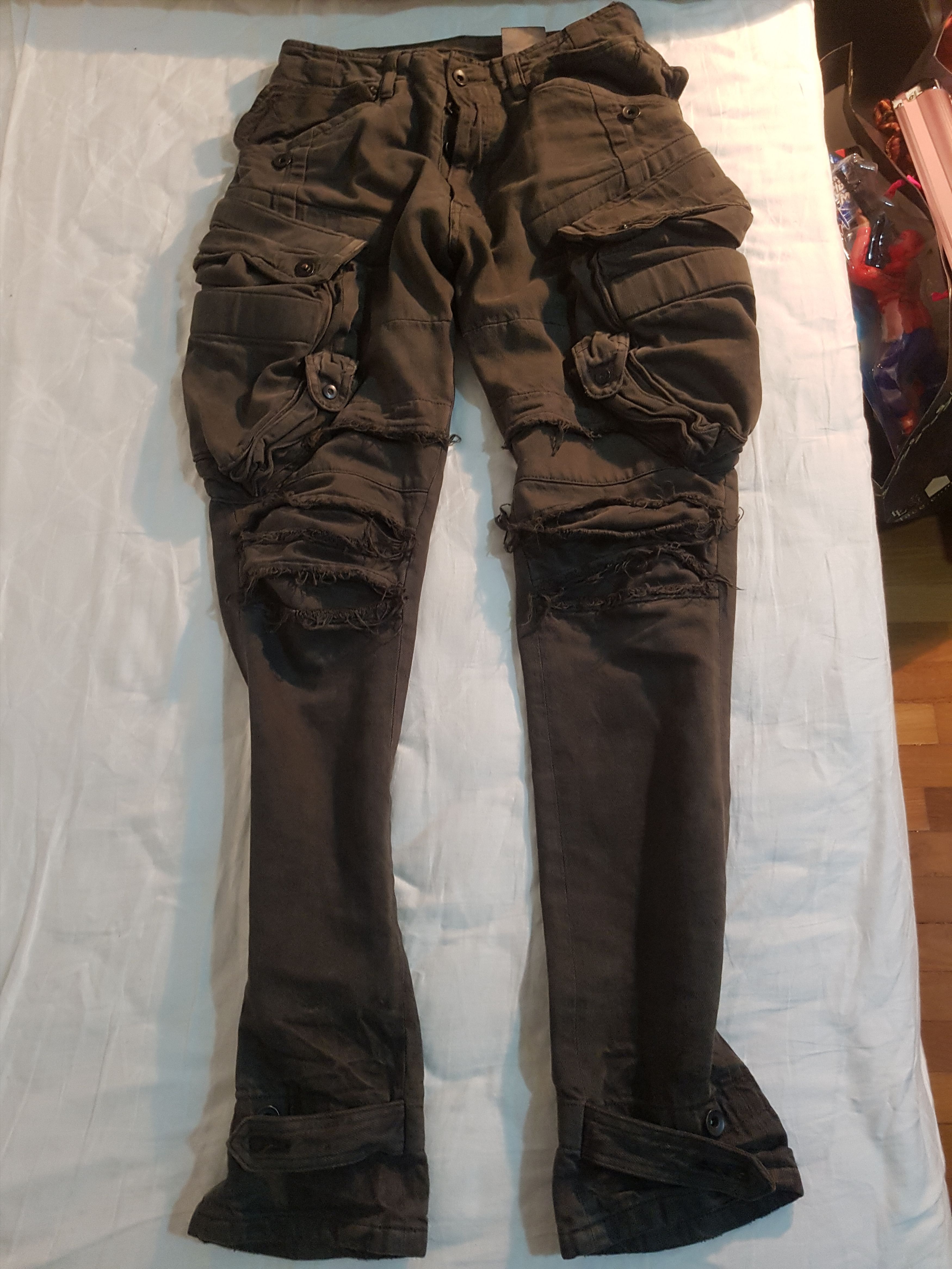 Julius Julius Distressed Gasmask Cargo Pants | Grailed