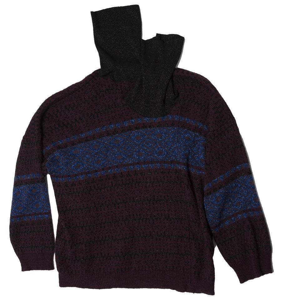 Raf Simons SS 2019 Oversized Multi-Neck Knit Sweater Size US XL / EU 56 / 4 - 1 Thumbnail
