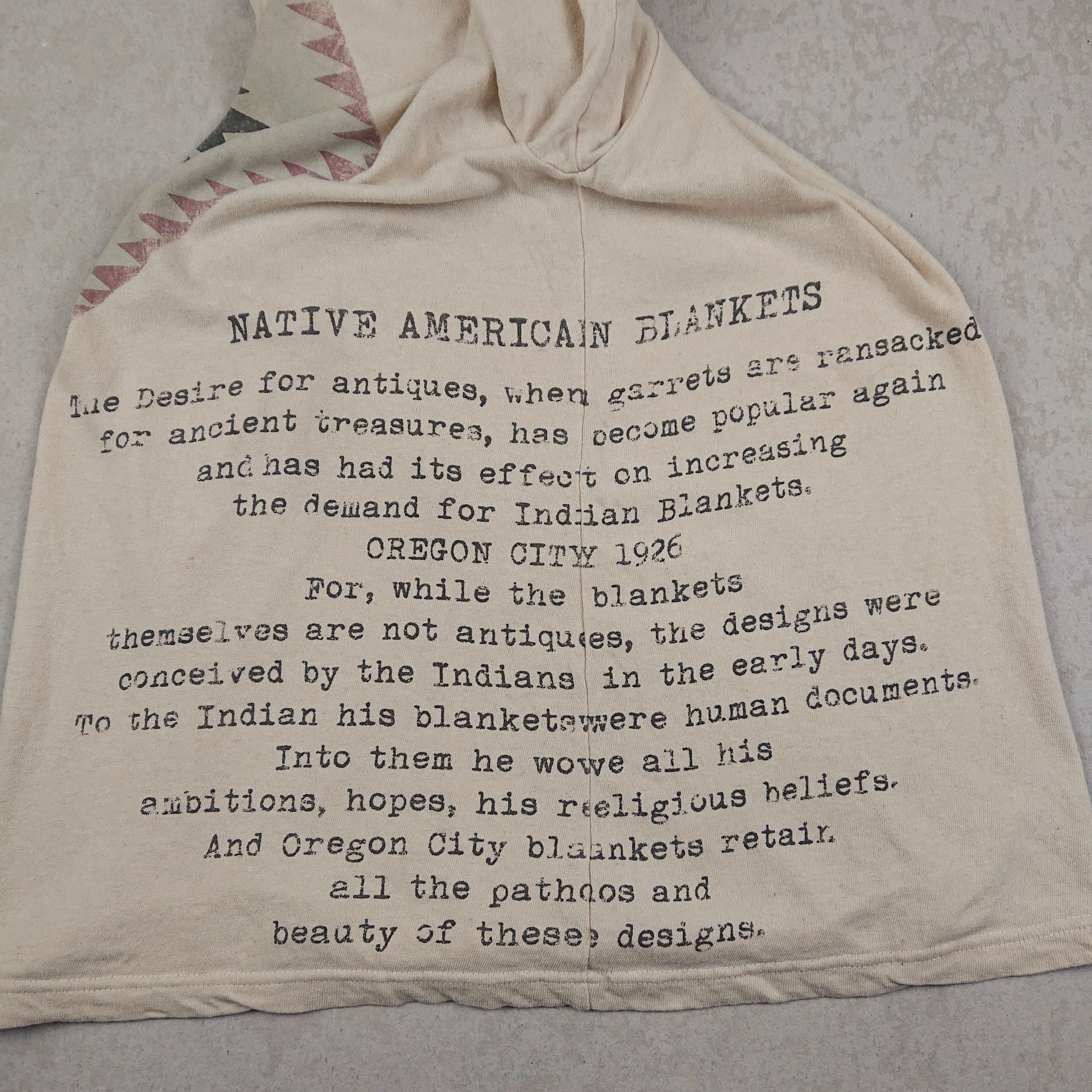 Vintage Native American Blankets Indian Tee by Cowboy Funny Western Size US L / EU 52-54 / 3 - 1 Thumbnail