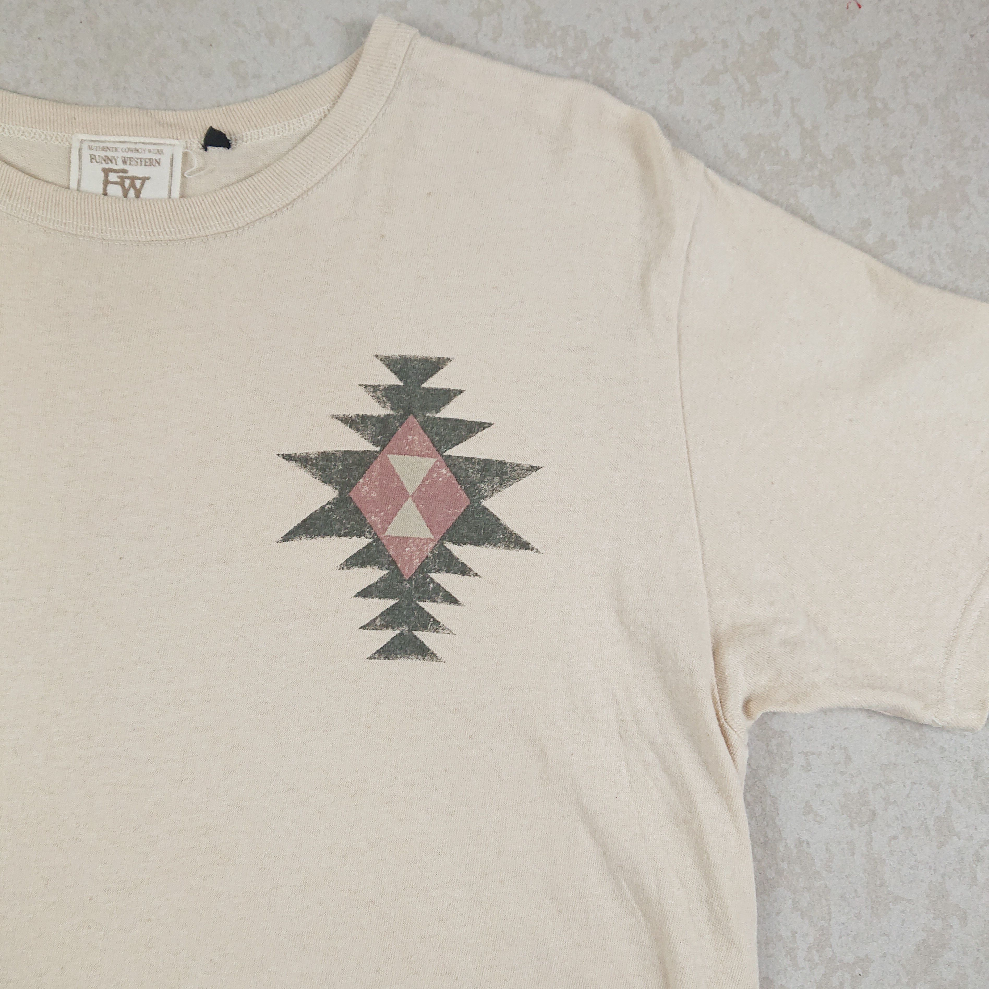 Vintage Native American Blankets Indian Tee by Cowboy Funny Western Size US L / EU 52-54 / 3 - 3 Thumbnail