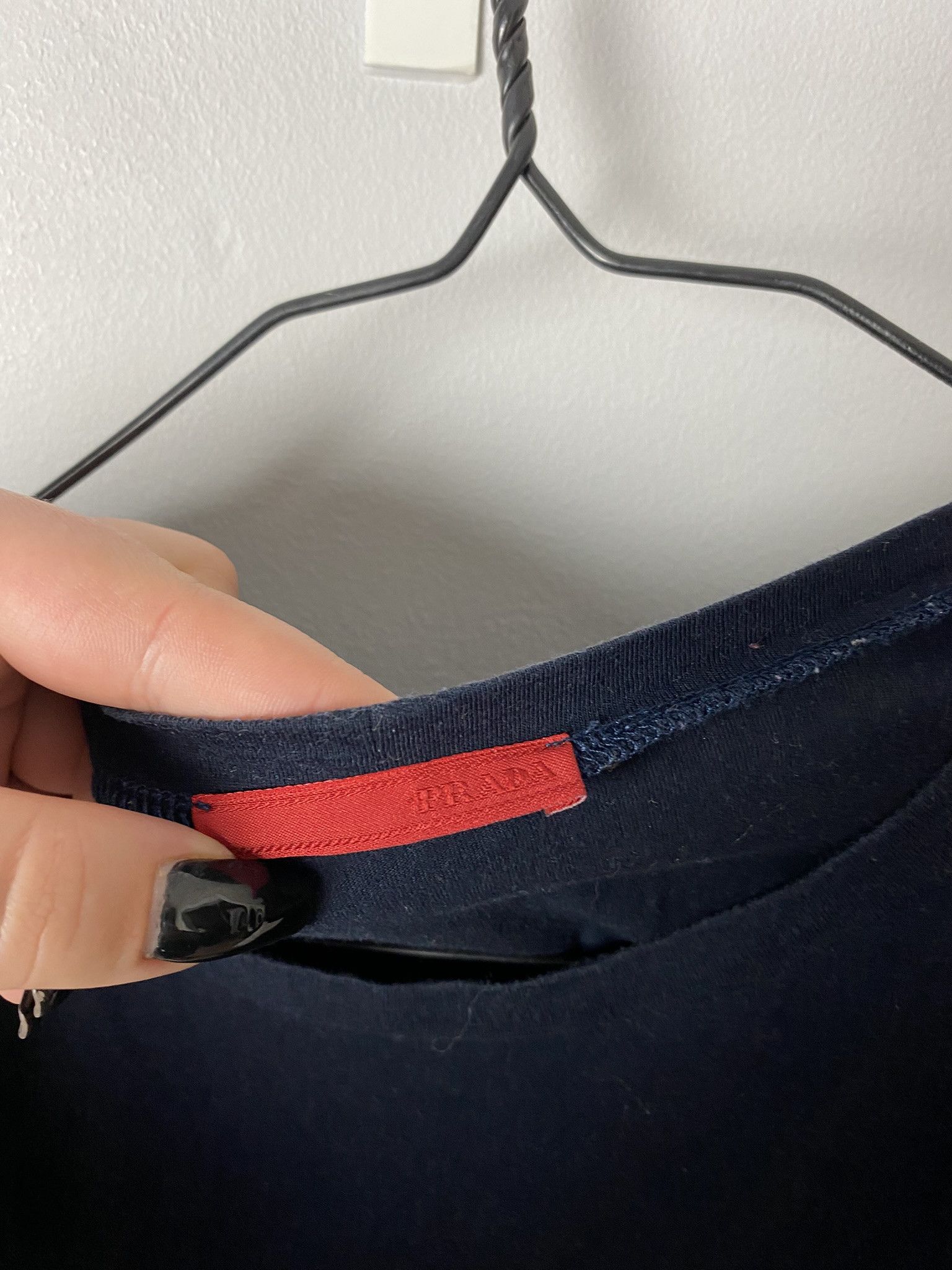 Prada Prada red tab t-shirt tee wmns Size ONE SIZE - 5 Thumbnail