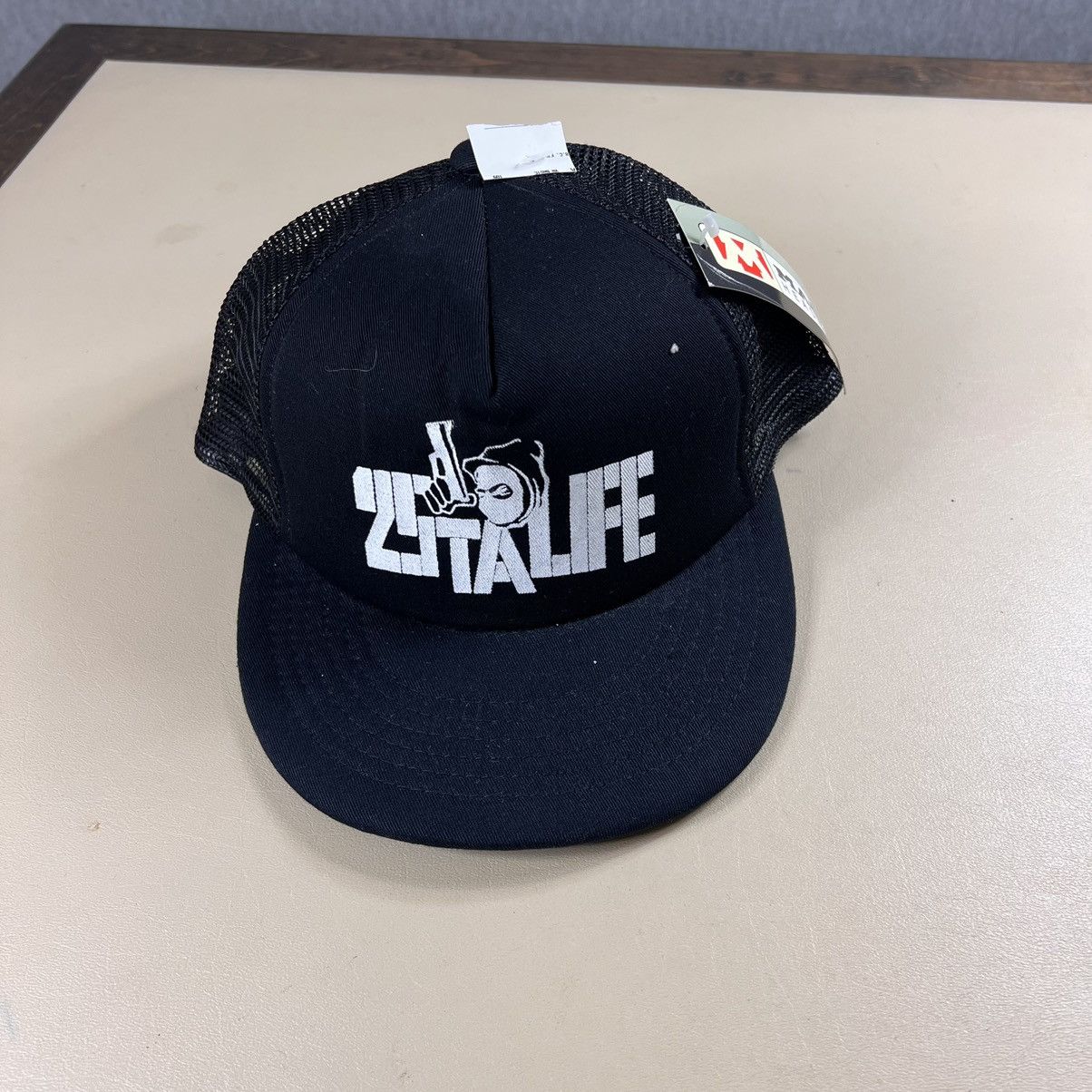 90’s Tana Cotton Black Riding Style Hat