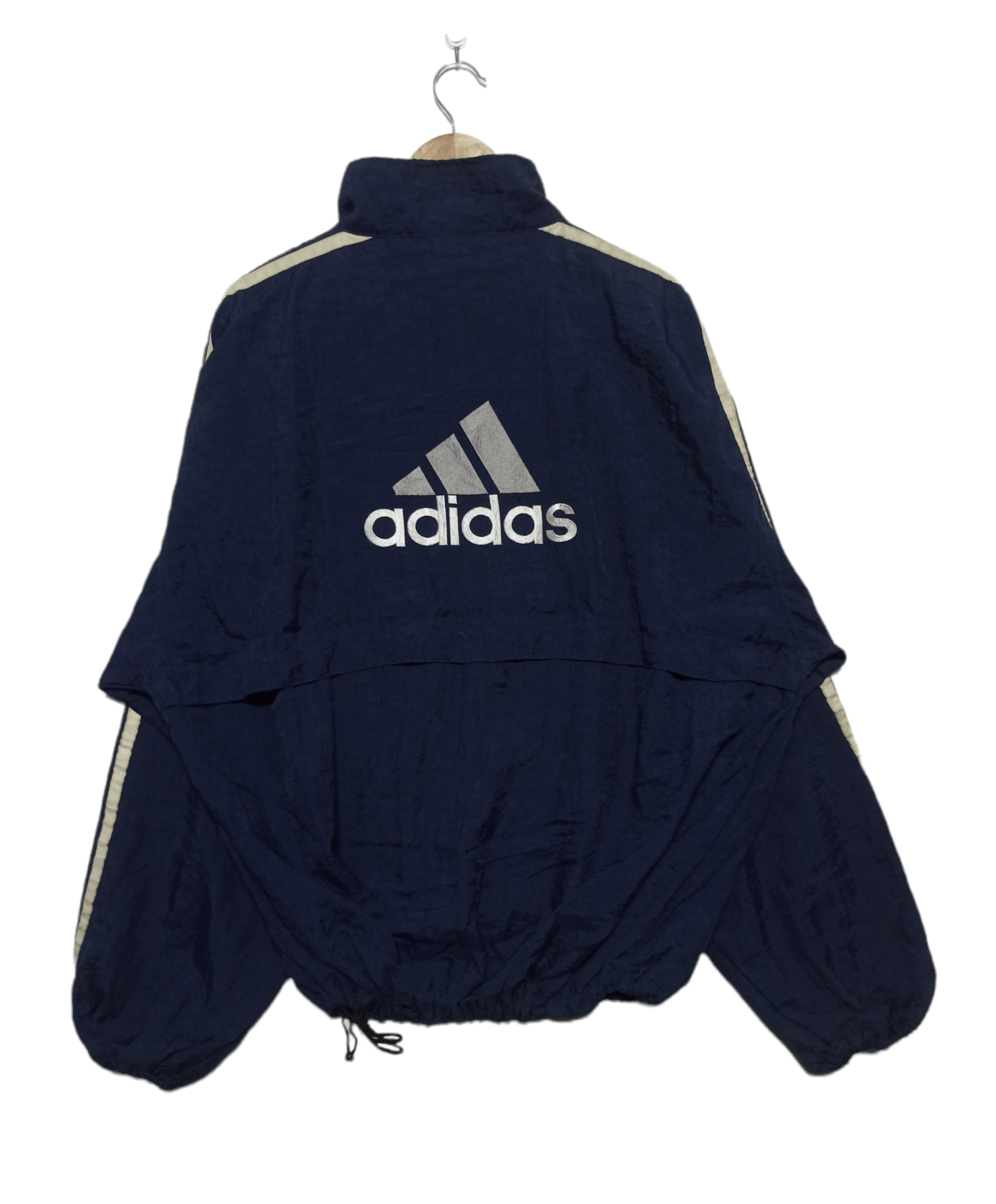 Adidas × Vintage Vintage Adidas Anorak Jacket Size US L / EU 52-54 / 3 - 3 Thumbnail