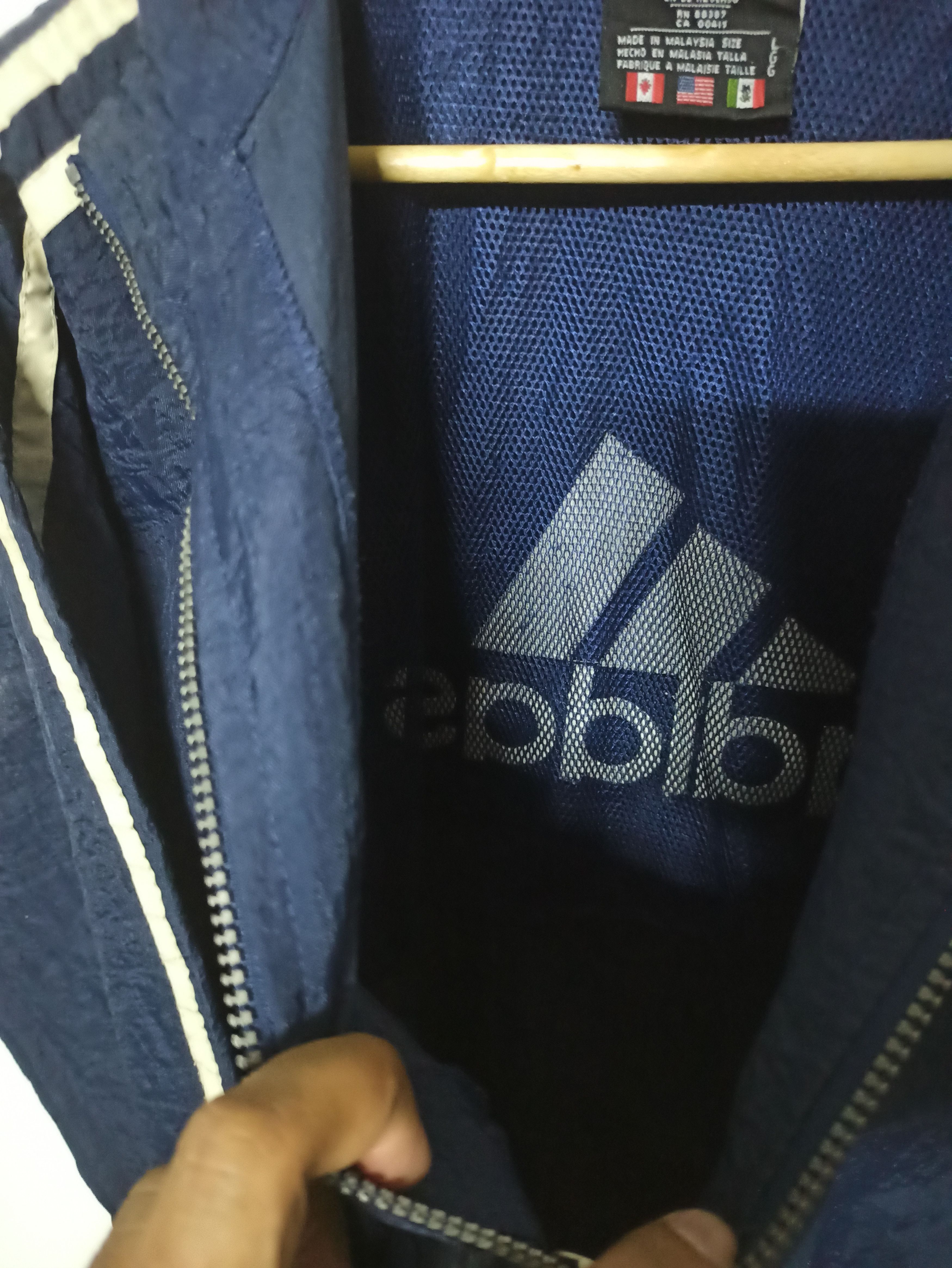 Adidas × Vintage Vintage Adidas Anorak Jacket Size US L / EU 52-54 / 3 - 6 Thumbnail