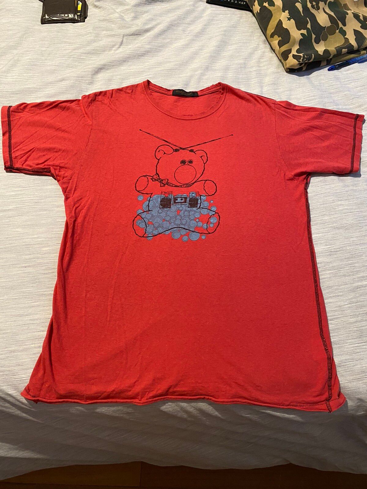 Undercover Undercover Scab Bear Red T-shirt Size US L / EU 52-54 / 3 - 1 Preview