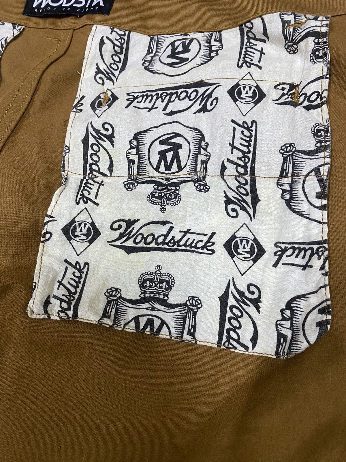 Japanese Brand WOODSTUCK Casual Pants x Rare Design x Japanese Size US 34 / EU 50 - 9 Thumbnail