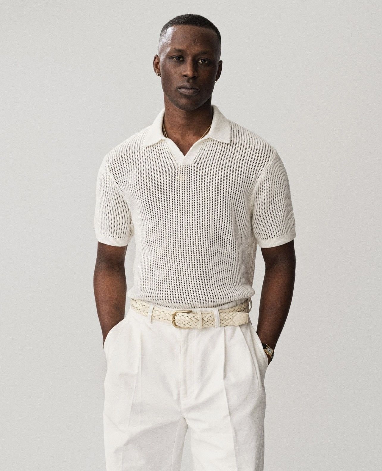 Aime Leon Dore kint polo Tシャツ　ポロシャツ Mesh Knit Polo – Aimé Leon Dore