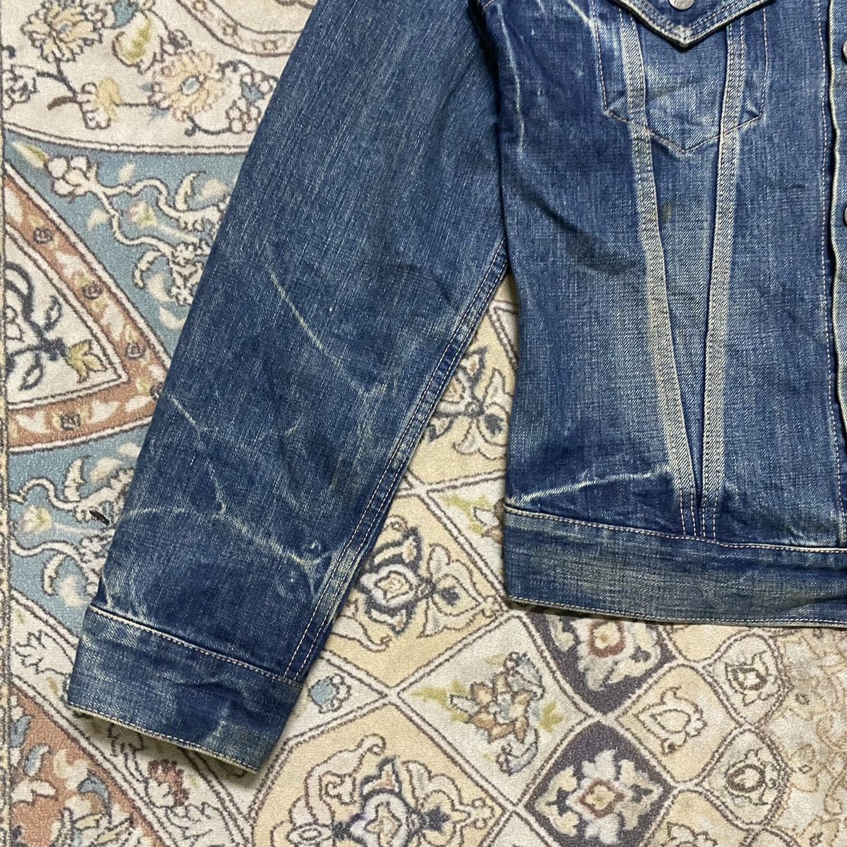 OMNIGOD SPELLBOUND Trucker Denim Jacket Nice Faded Size US L / EU 52-54 / 3 - 6 Thumbnail