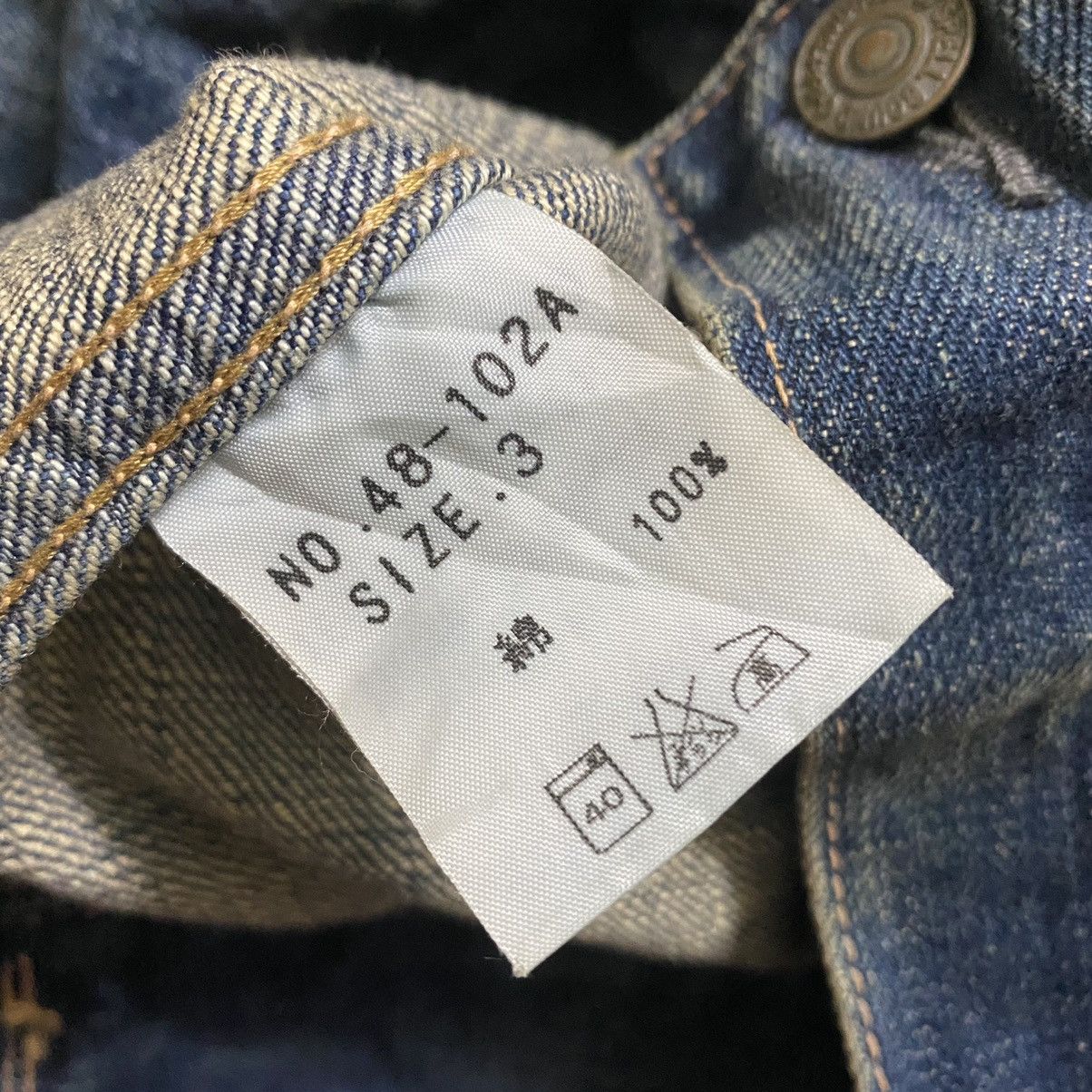OMNIGOD SPELLBOUND Trucker Denim Jacket Nice Faded Size US L / EU 52-54 / 3 - 15 Thumbnail