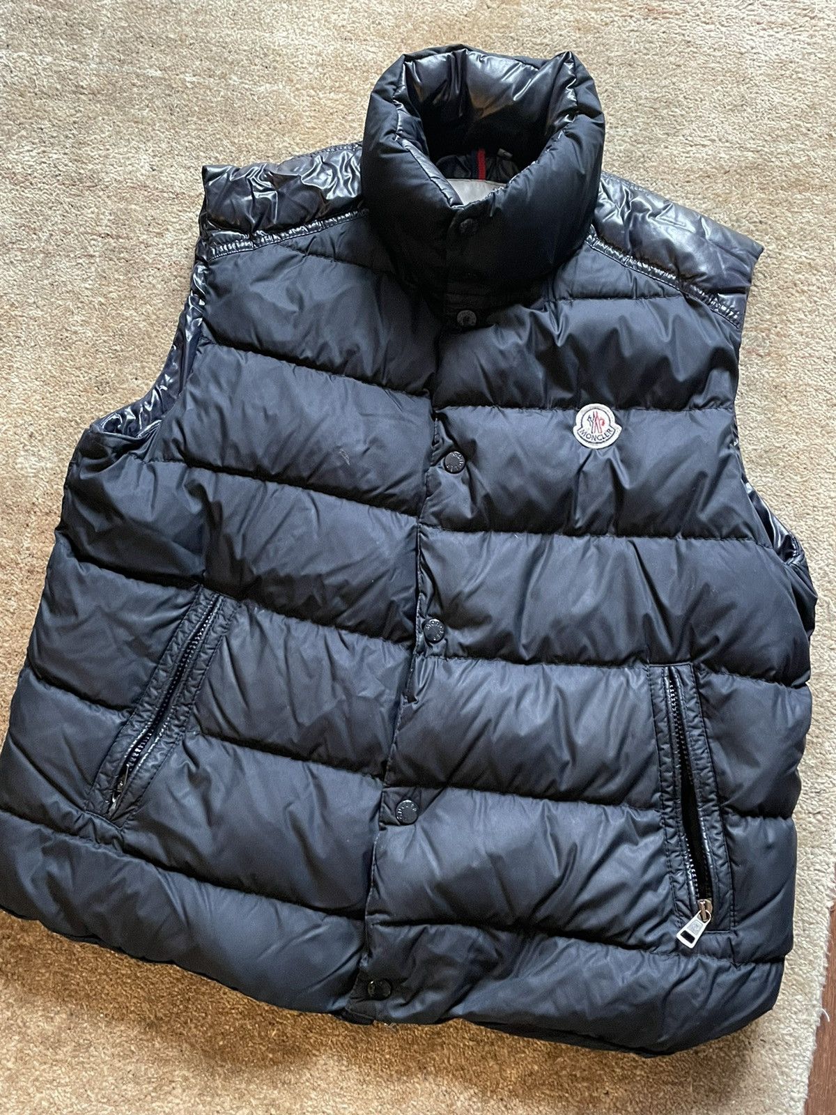 Moncler Moncler Cheval Puffer Vest Gilet Navy Grailed