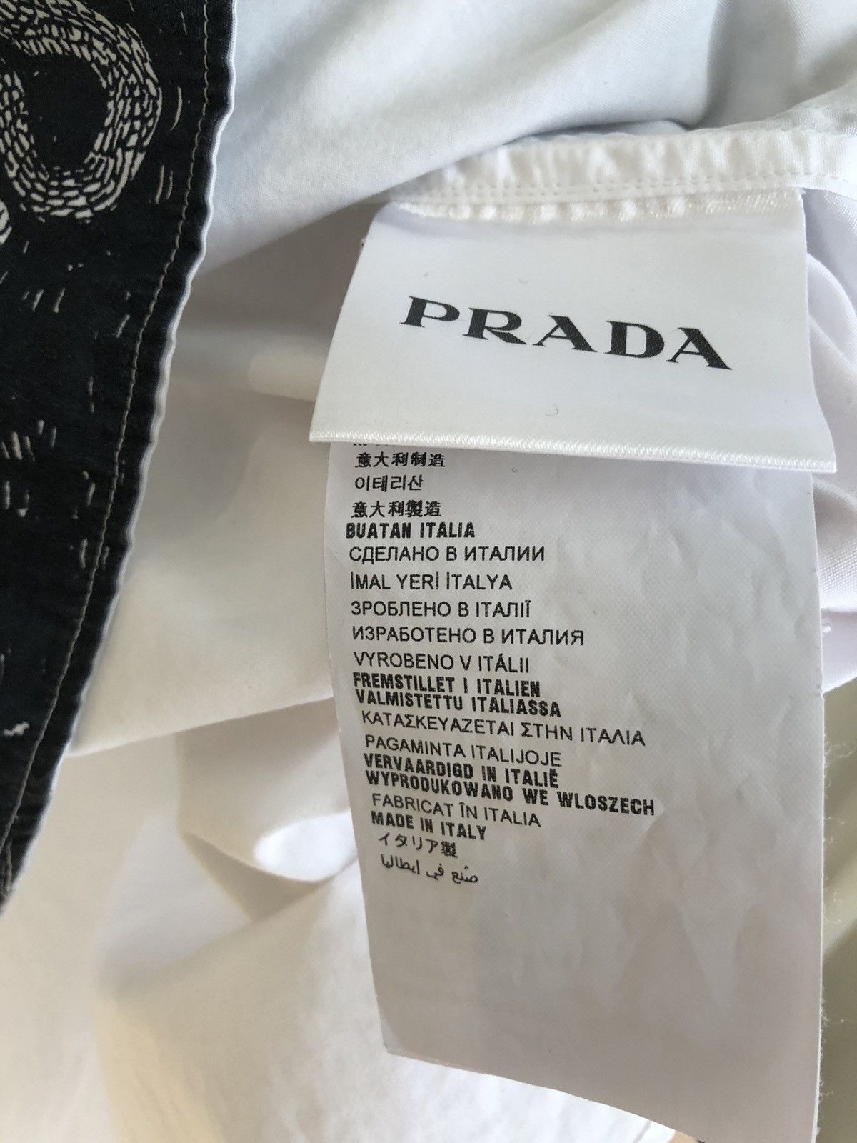 Prada Prada Survival Utopia Detachable Collar Button Up Size US XXL / EU 58 / 5 - 6 Thumbnail