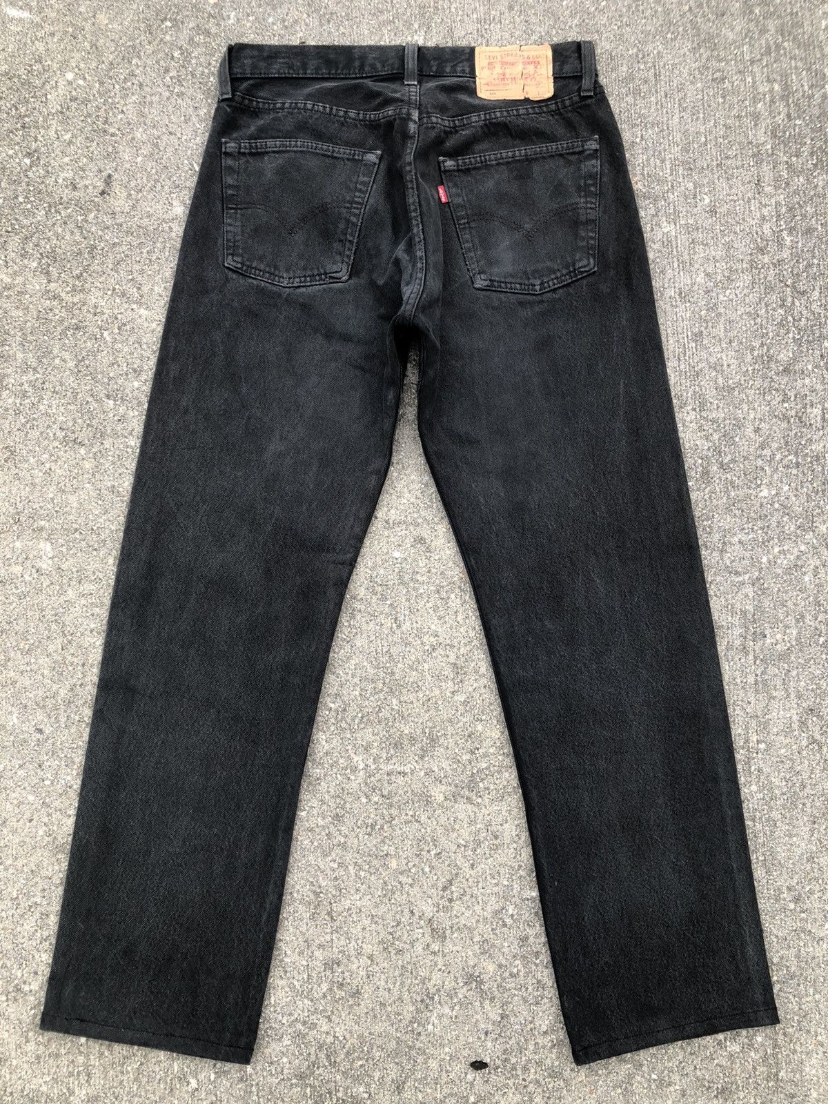 Levi's × Vintage Vintage 1993 Levi’s 501 Jeans Made in Uk Faded Black Denim Size US 32 / EU 48 - 2 Thumbnail