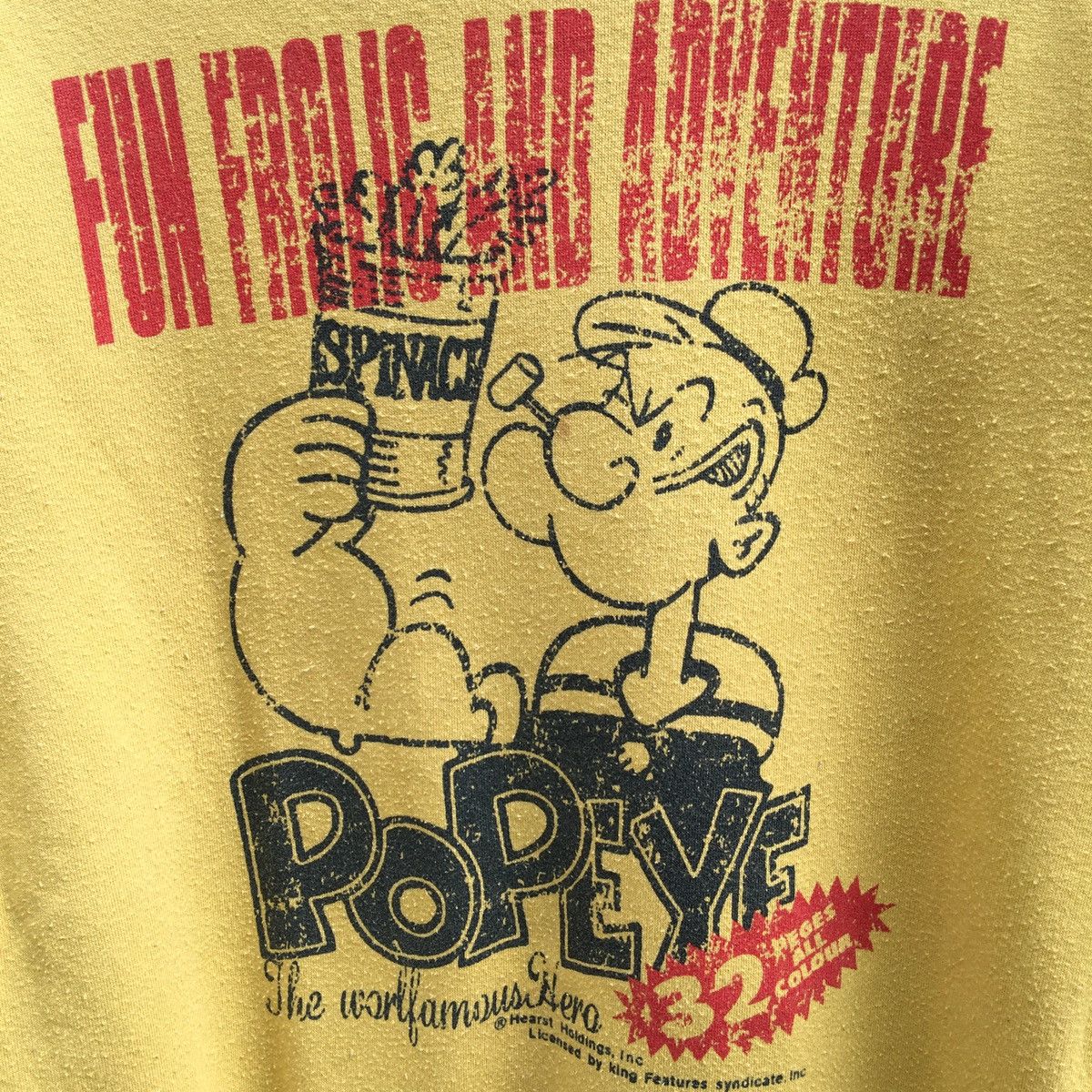 Cartoon Network Vintage Popeye Spinace Crewneck Sweatshirt Size US M / EU 48-50 / 2 - 4 Thumbnail