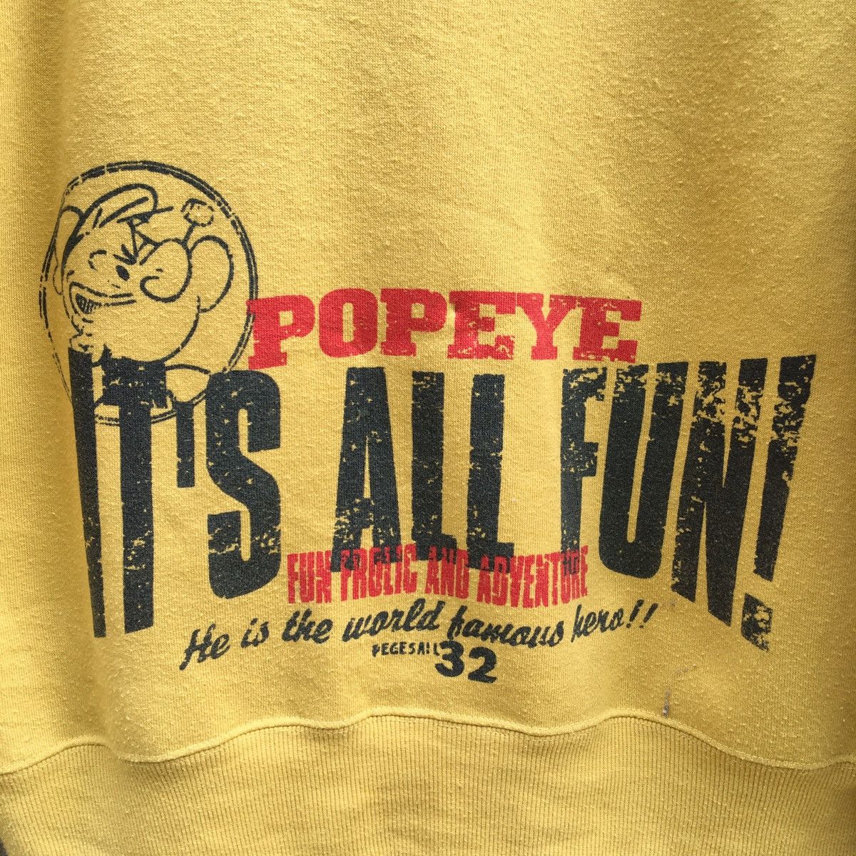 Cartoon Network Vintage Popeye Spinace Crewneck Sweatshirt Size US M / EU 48-50 / 2 - 7 Thumbnail