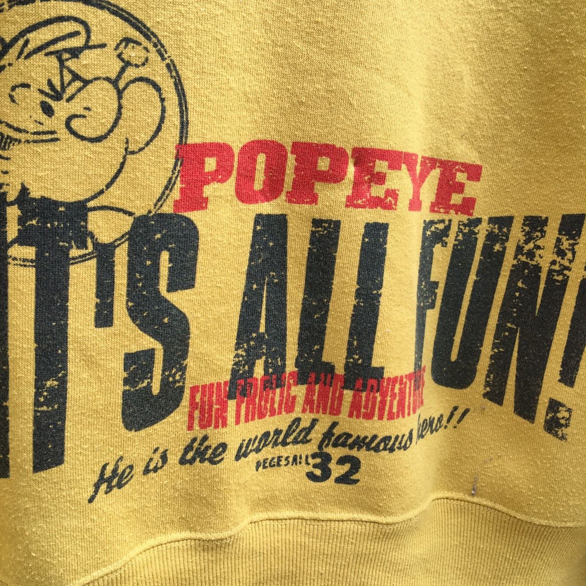 Cartoon Network Vintage Popeye Spinace Crewneck Sweatshirt Size US M / EU 48-50 / 2 - 8 Thumbnail