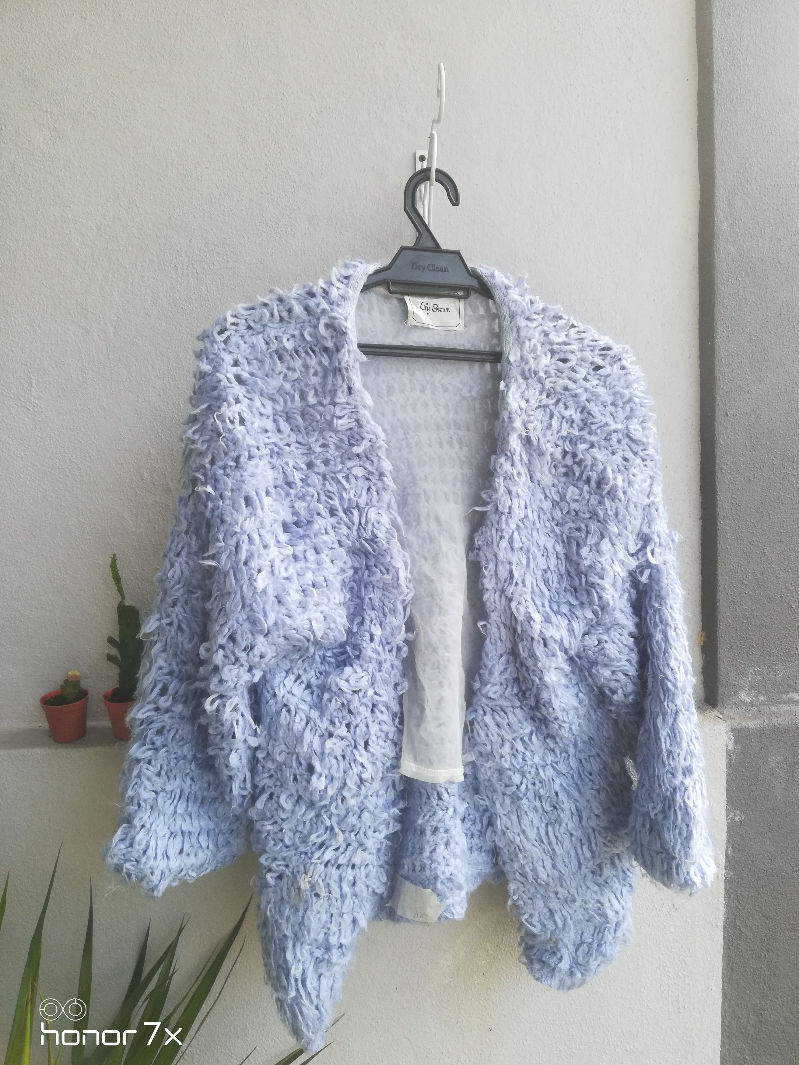 Aran Isles Knitwear × Vintage Vintage Lily Brown Mohair Knitwear cardigan Size US XS / EU 42 / 0 - 1 Thumbnail
