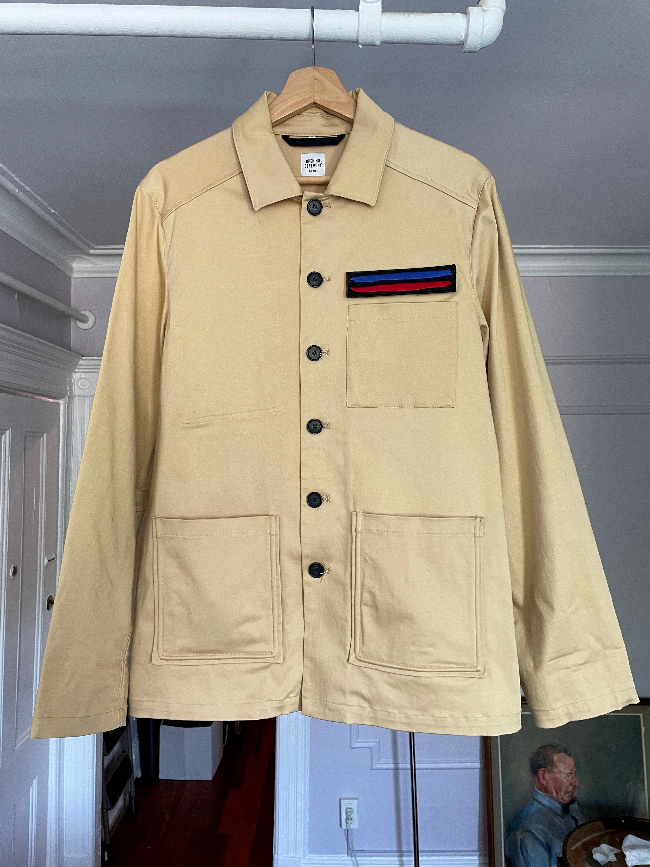 image of Opening Ceremony Chore Jacket in Khaki, Men's (Size Small)