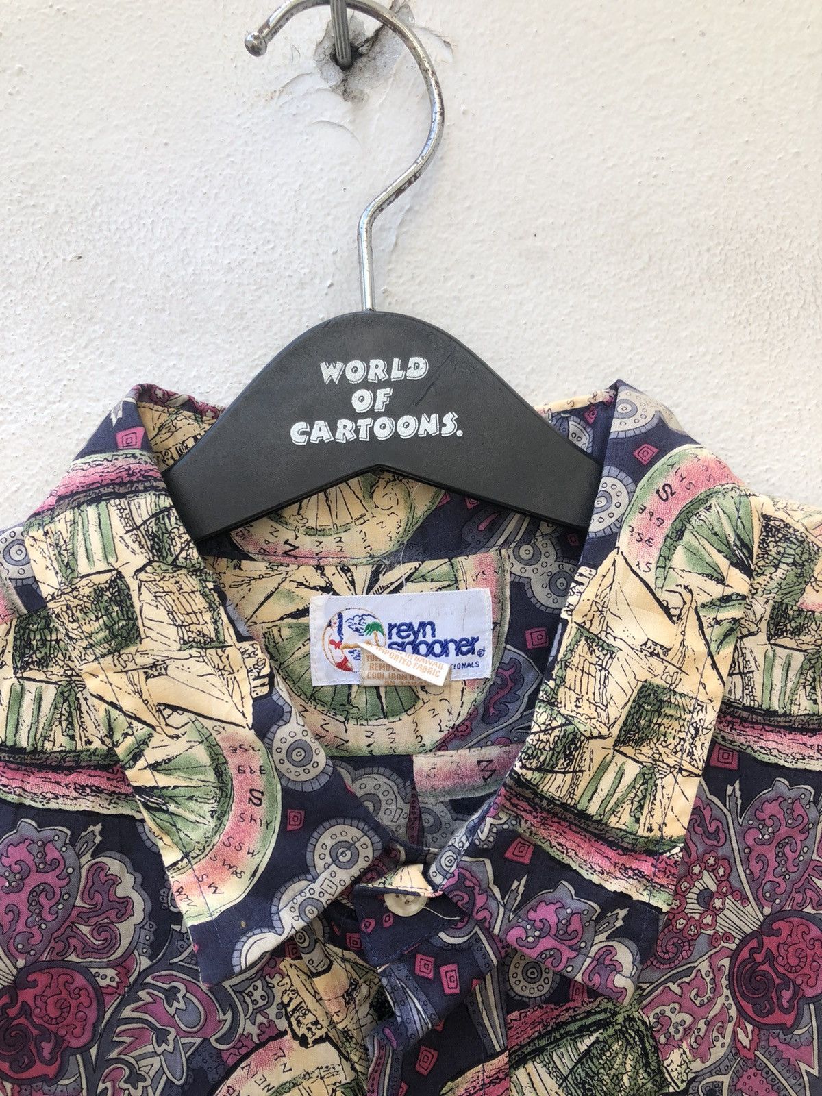 Reyn Spooner Vintage 90s Reyn Spooner Sailing Boat Paisley Hawaiian Shirt Size US XL / EU 56 / 4 - 4 Thumbnail