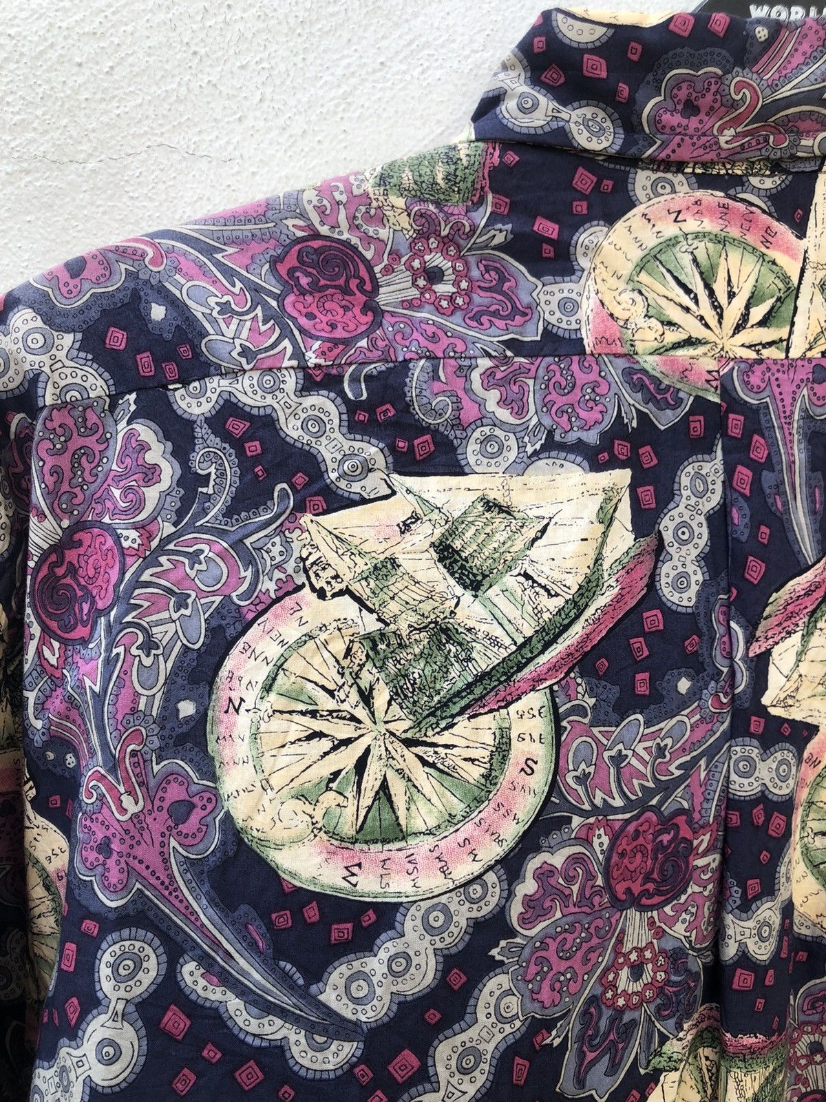 Reyn Spooner Vintage 90s Reyn Spooner Sailing Boat Paisley Hawaiian Shirt Size US XL / EU 56 / 4 - 13 Thumbnail